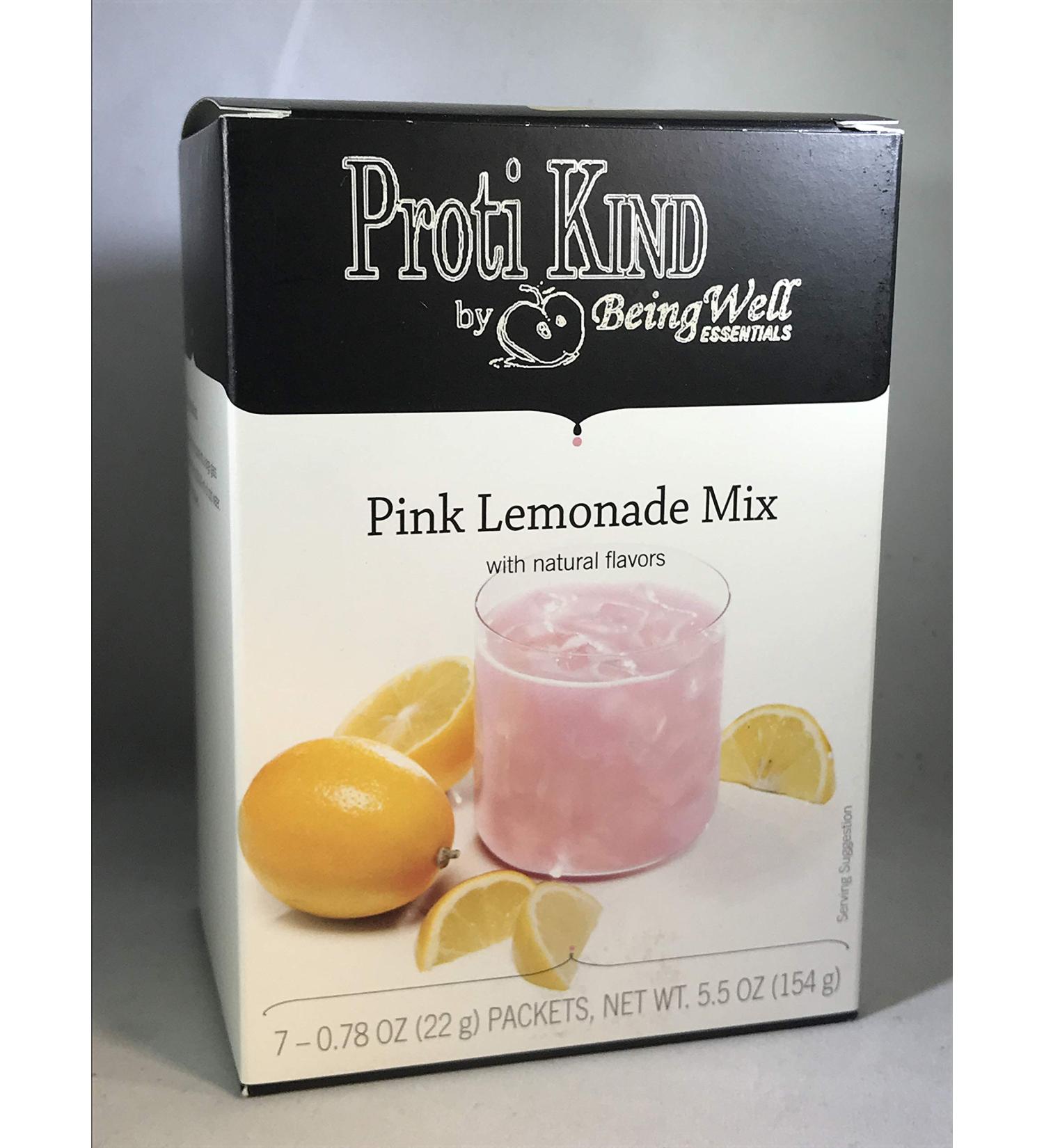 Proti Kind Pink Lemonade Diet Protein Drink - 7 Servings - Buy Online on GoSupps.com