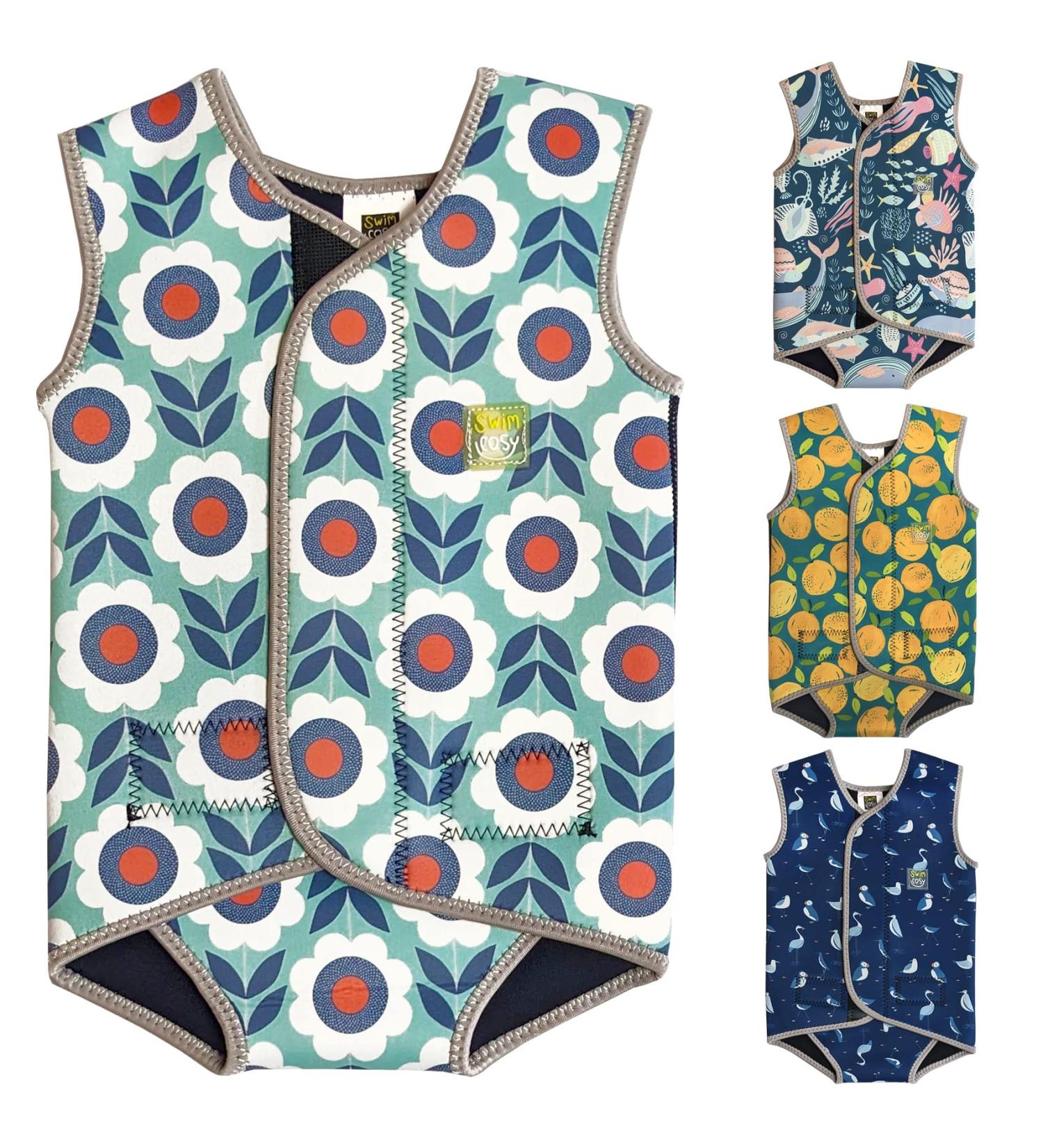 Swim Cosy Baby/Toddler Wetsuit Vest UPF50 Neoprene Wrap - Unicorns Dinosaurs Ducks - MEDIUM 6-18 Months - Buy Online on GoSupps.com