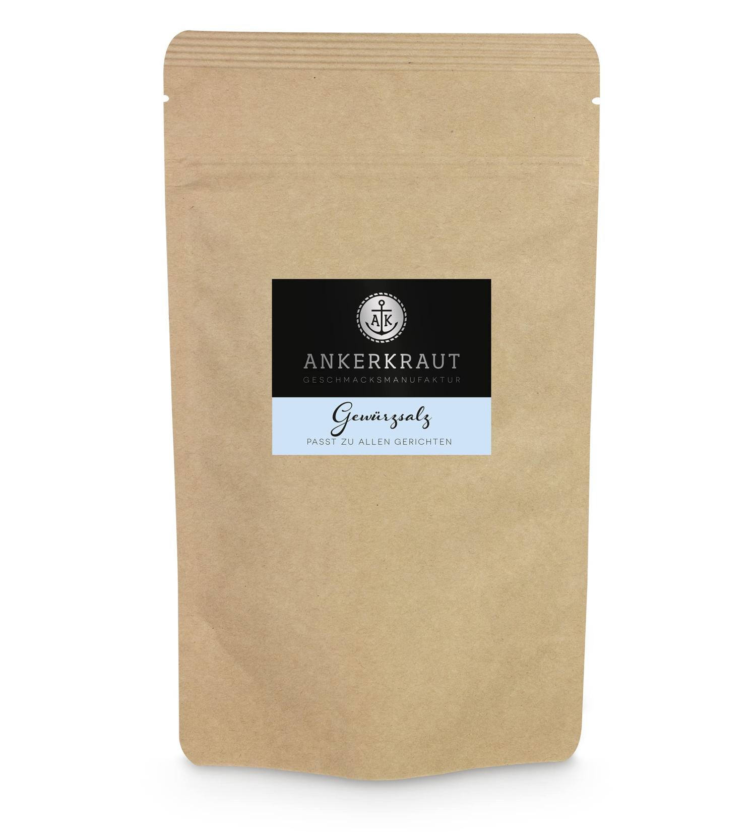 Ankerkraut Seasoning Salt 320g - Roasting & Cooking - Salt with Paprika for Vegetables Meat & Fries - Pure Enjoyment - Buy Online on GoSupps.com