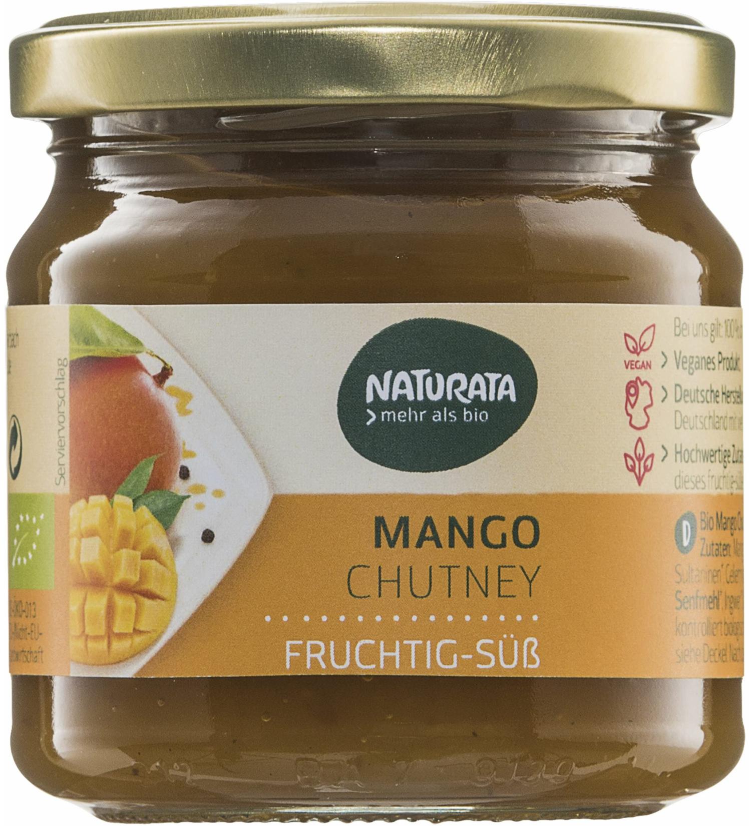 Naturata Bio Mango Chutney (6 x 225 gr)