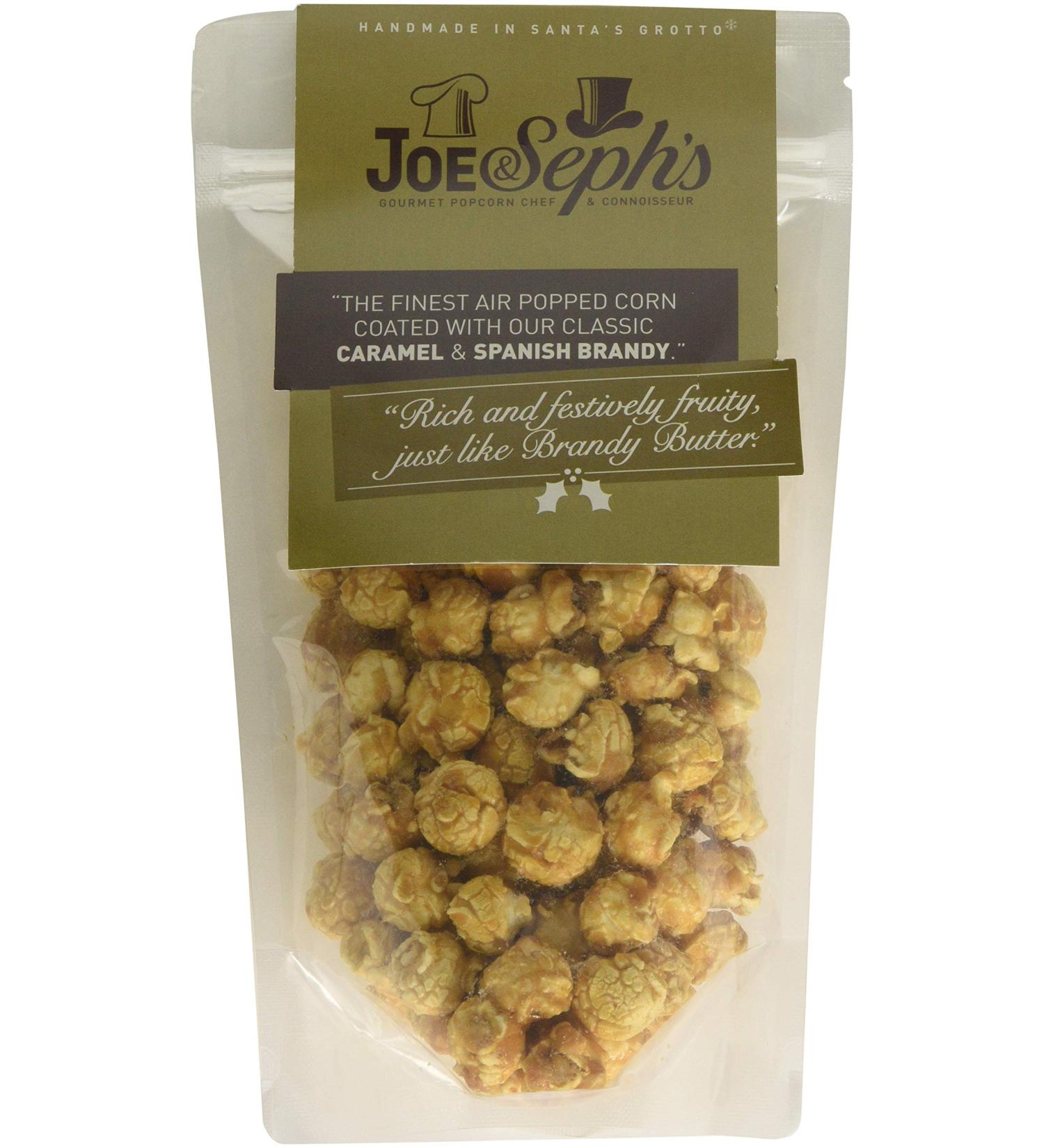 Joe & Seph's Brandy Butter Popcorn Pouch 80g - Delicious Brandy Butter Flavored Popcorn - 80g (Pack of 1) - Buy Online on GoSupps.com