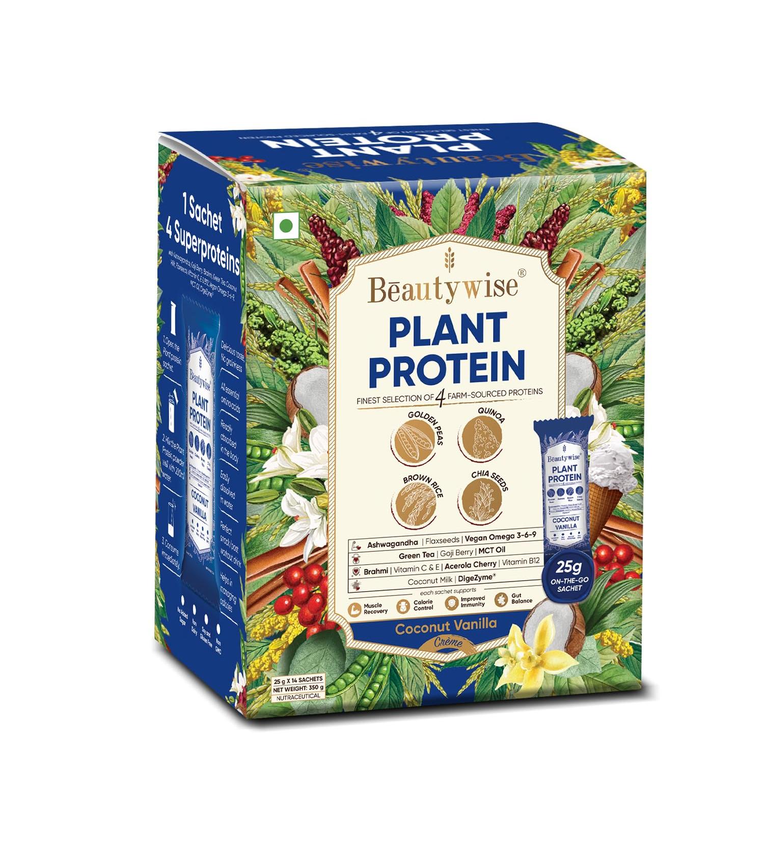 Buy Plant Protein Coconut Vanilla - Healthy Vegan Protein Powder for International Shipping - Buy Online on GoSupps.com