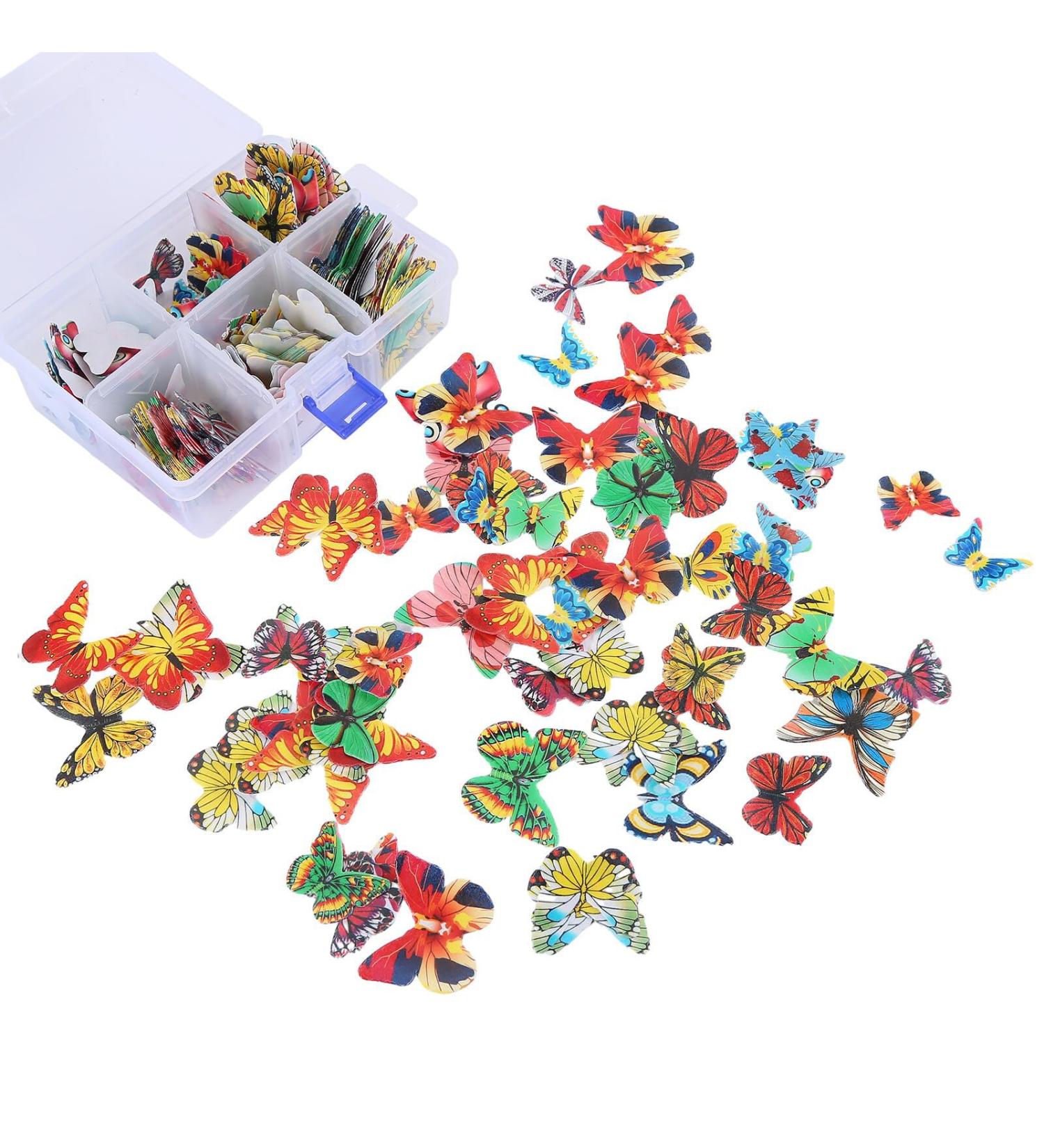 360 pieces butterflies cake decoration edible butterflies cake decoration butterfly cake decoration birthday cupcake toppers edible butterflies decoration cake for wedding birthday party Butterfly-a - Buy Online on GoSupps.com