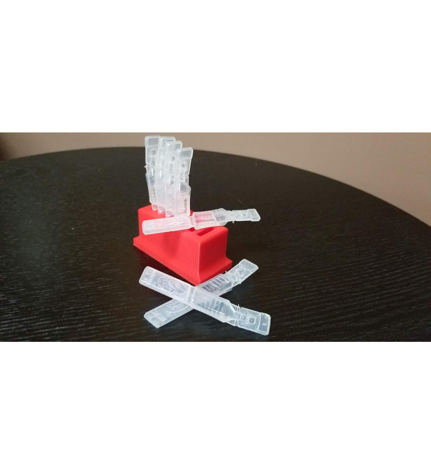 Znet3D Eye Drops Vial Holder - Red | Holds 7 Single-use Disposable Vials - Buy Online on GoSupps.com