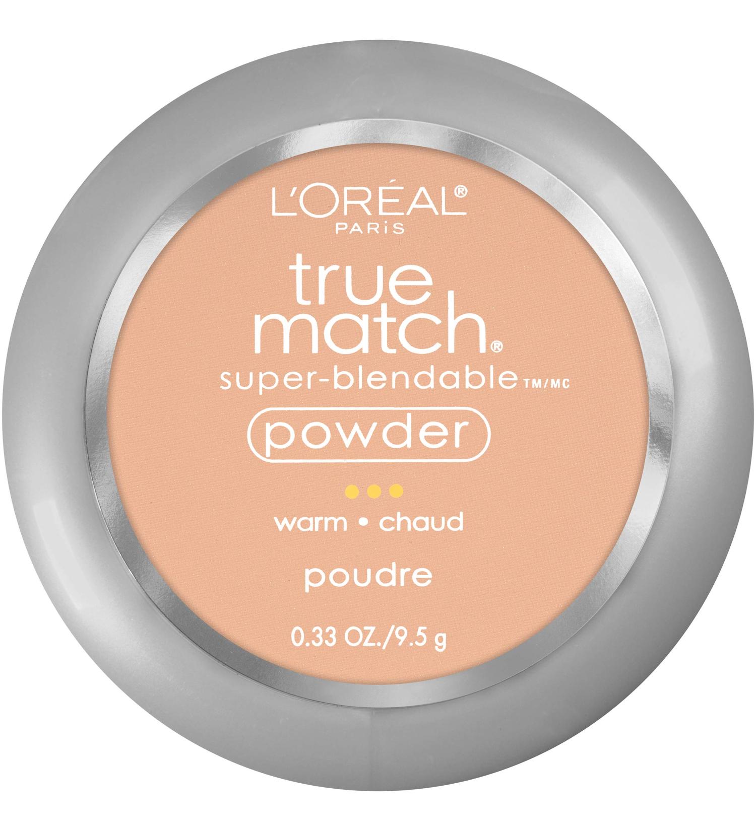 L'Oreal True Match Powder Natural Beige W4 0.33 oz (Pack of 3)