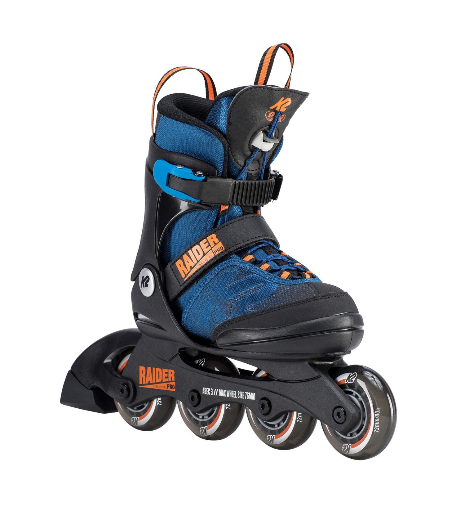 K2 Youth Raider Pro Inline Skates - Blue/Orange - Size 11-2 - Buy Online on GoSupps.com