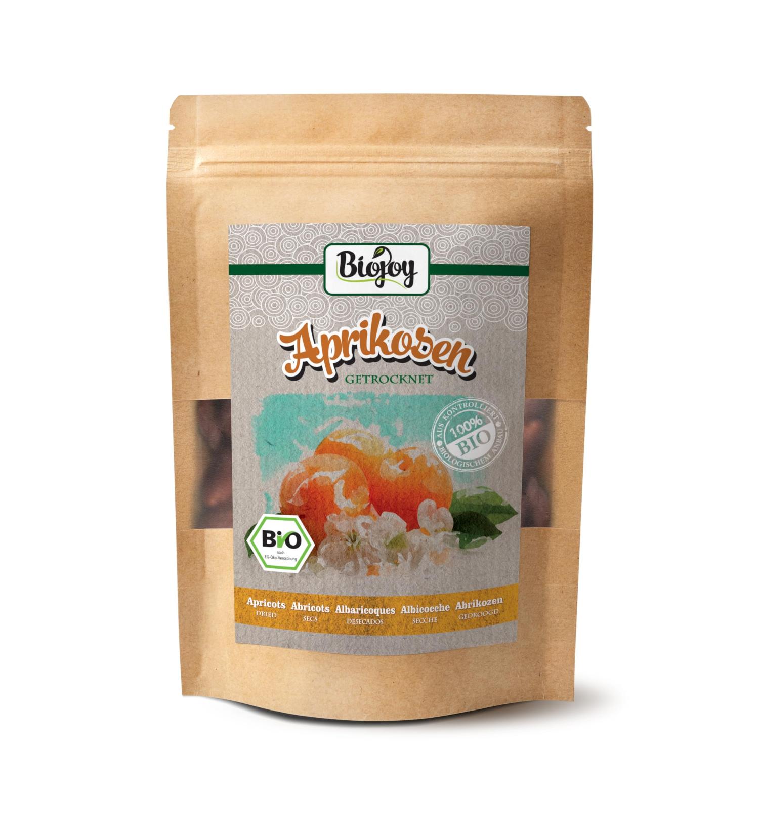 Buy Biojoy Organic Dried Apricots (500g) - Unsulphured Premium Quality International Shipping - Buy Online on GoSupps.com
