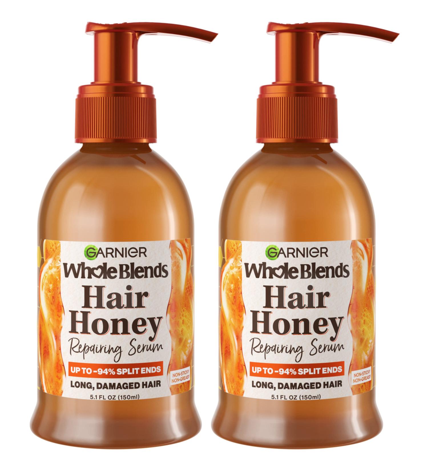 Garnier Whole Blends Honey Treasures Hair Repairing Serum 5.1 Fl Oz - 2 Pack - Buy Online on GoSupps.com