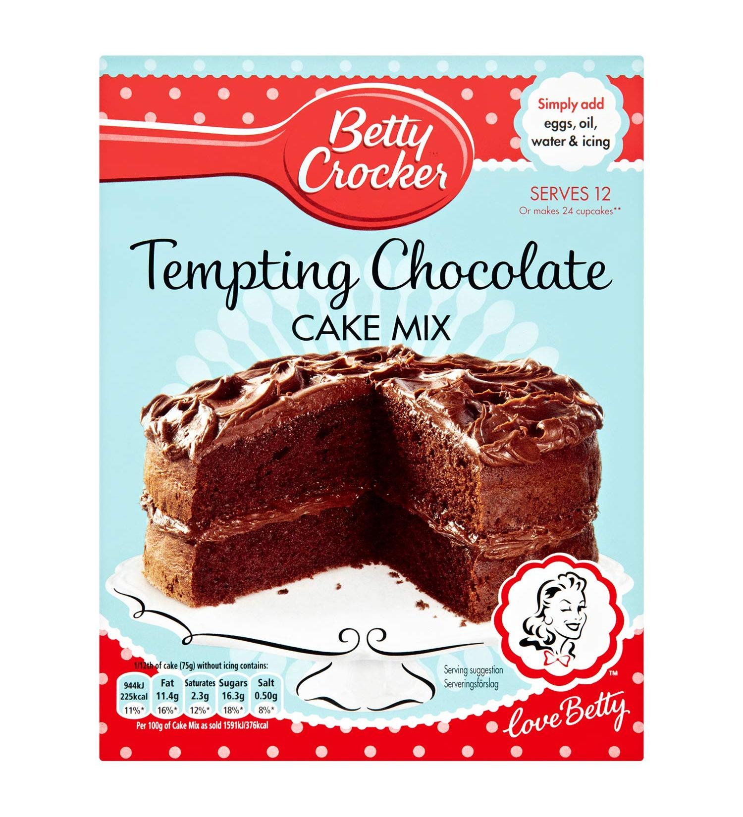 Betty Crocker Tempting Chocolate Cake Mix 425g