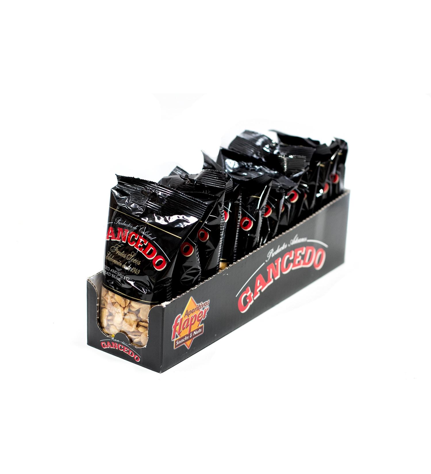Habas Fritas fried and salted broad beans box of 12 x 100gram - Buy Online on GoSupps.com