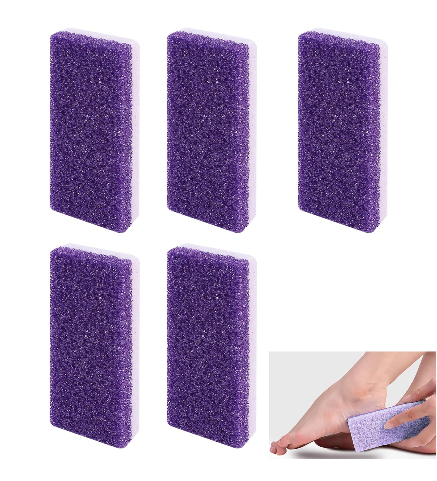 Pumice Stone for Feet Double Sided Foot Scrub Glass Pumice Stone for Feet Foot Pumice Foot Pumice Stone Block Pedicure Exfoliator Tool Double Sided Pedicure Stone Suitable for Home and Beauty Salons - Buy Online on GoSupps.com