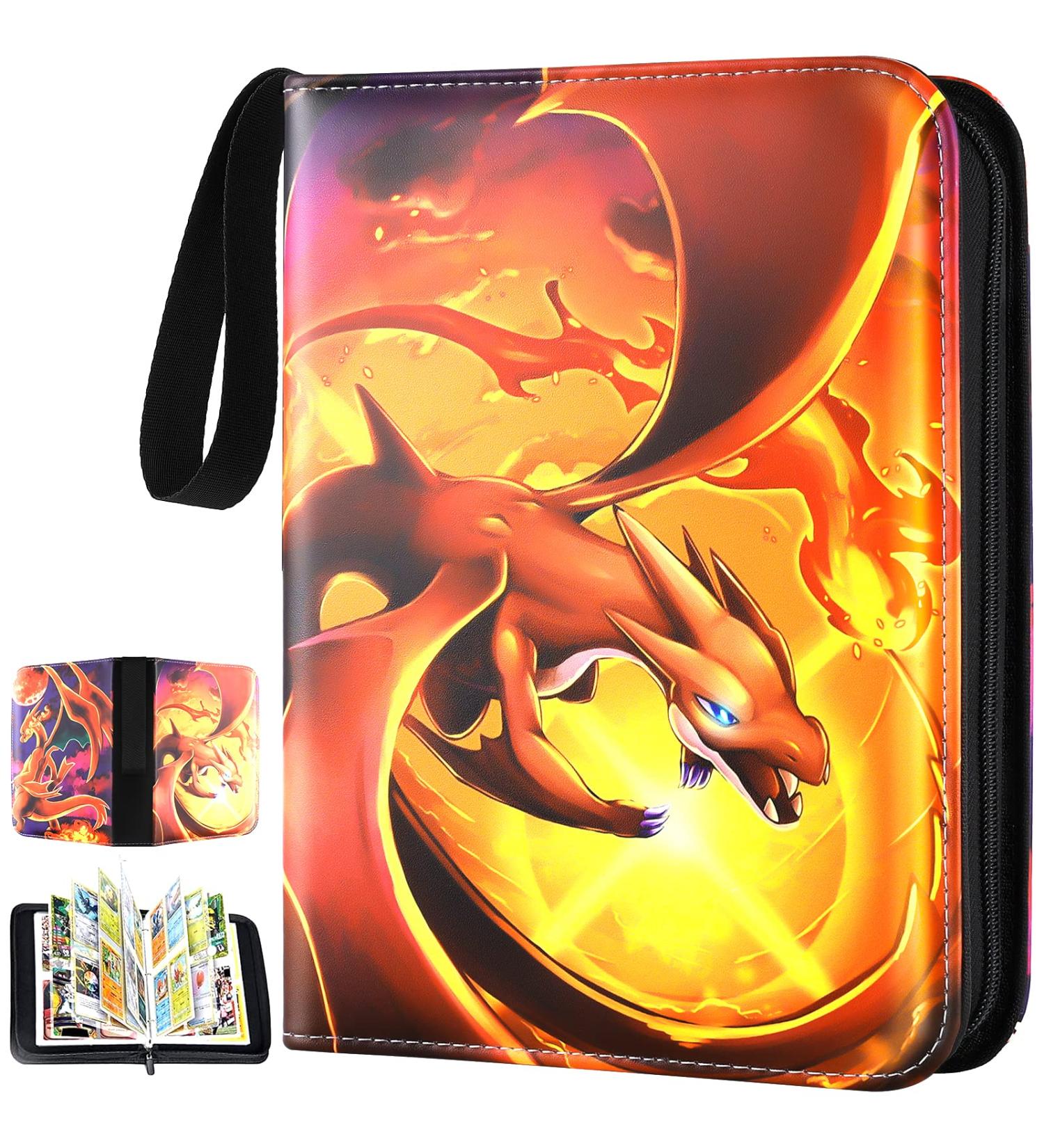 Elubbikok Trading Card Binder - Holds 480 Cards | 60 Removable Sleeves | Game Card Organizer for Boys and Girls | Great Gift Idea - Buy Online on GoSupps.com