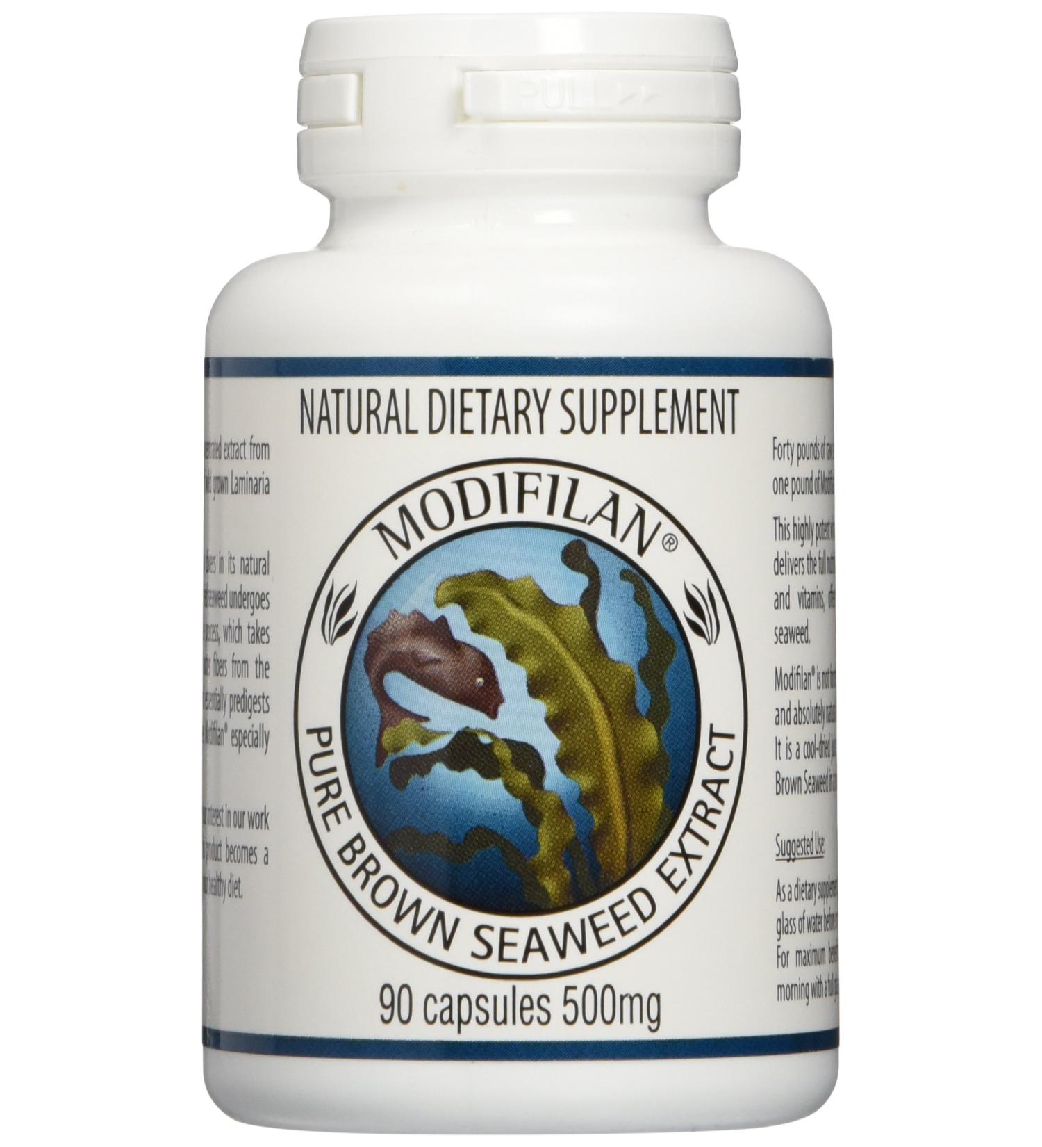 Seaweed Modifilan Capsules 90 Count - Pack of 2 | Natural Thyroid Support - Buy Online on GoSupps.com