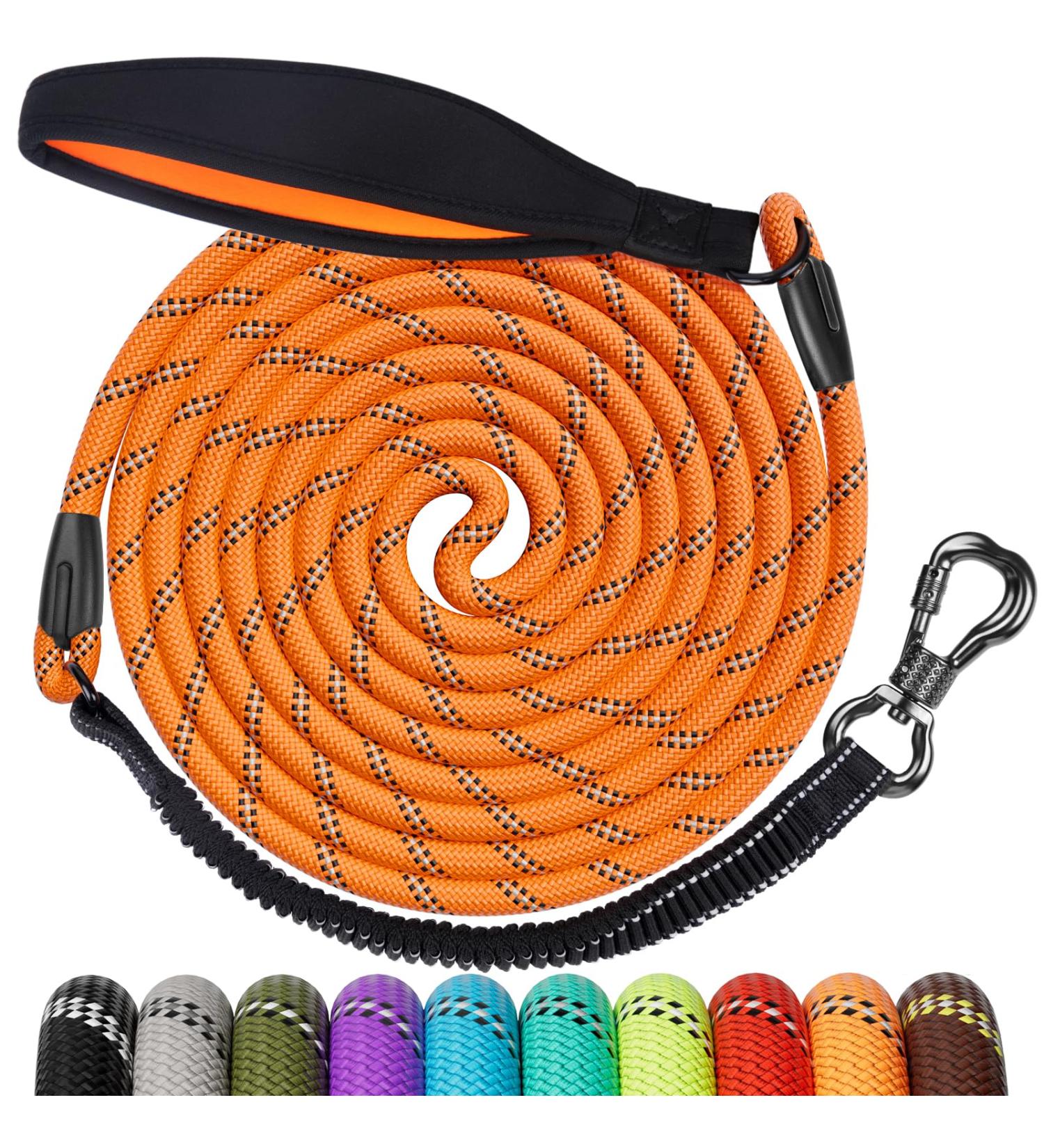 Buy Aystkniet 30m Bungee Tow Leash for Medium & Large Dogs - Shock-Absorbing Padded Handle Reflective Lockable Hooks - Perfect for International Shipping - Buy Online on GoSupps.com