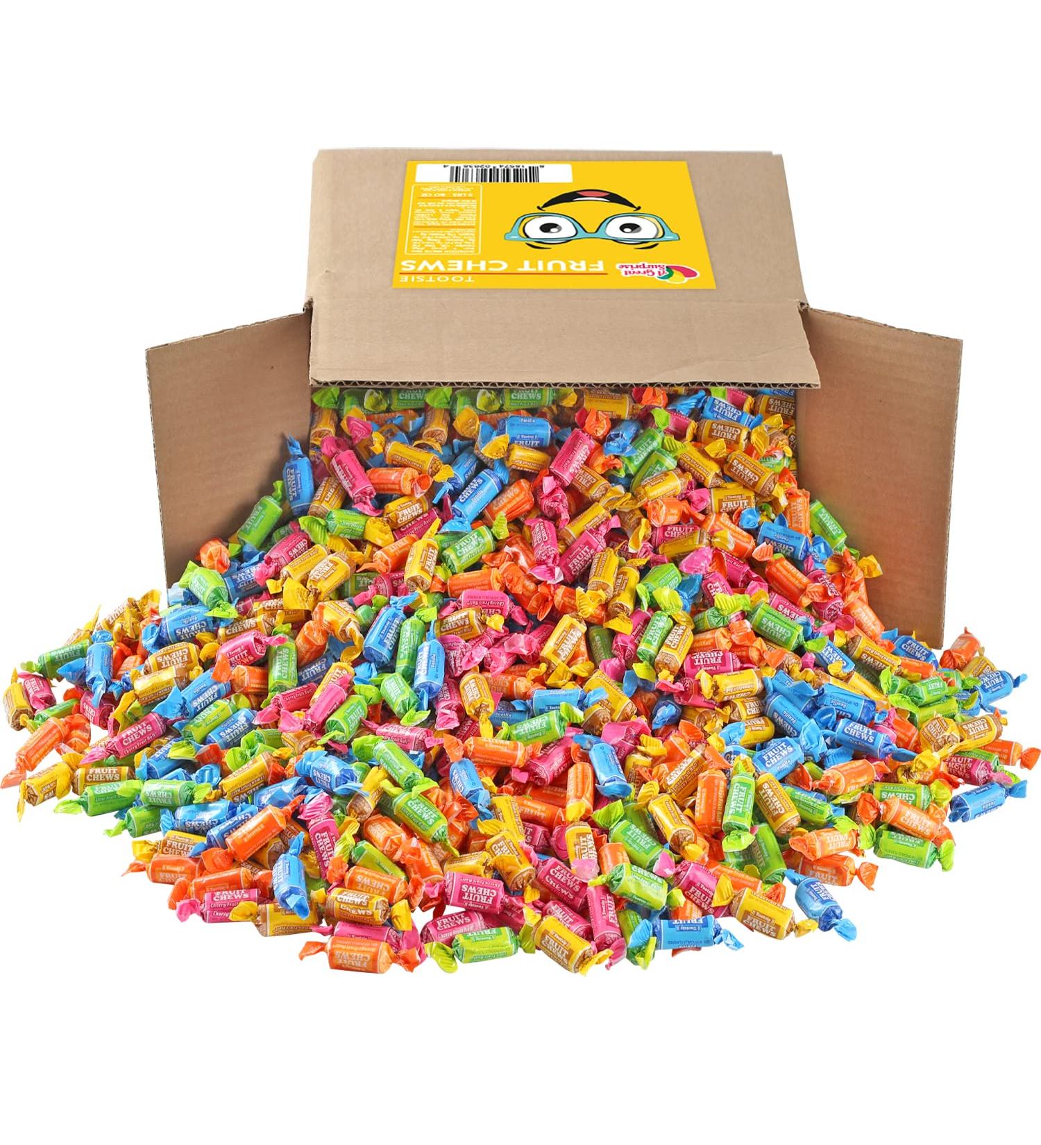 Tootsie Roll Fruit Chews Assorted Flavors - 5 lbs (80 oz) - Bulk Candy - Buy Online on GoSupps.com