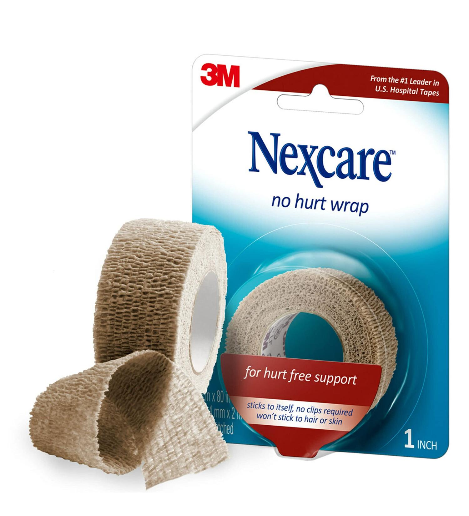 Nexcare No Hurt Wrap 1 x 80 - Gentle Compression Bandage - Buy Online on GoSupps.com