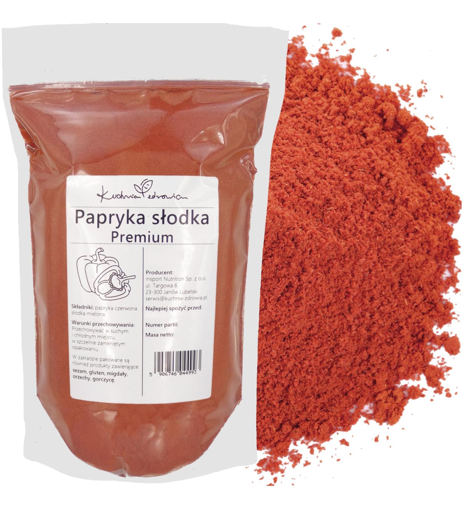 Kuchnia Zdrowia - Premium ground sweet red pepper - Aromatic spice - Meat filling - Leak-proof packaging with zip - Doypack 200g - Buy Online on GoSupps.com