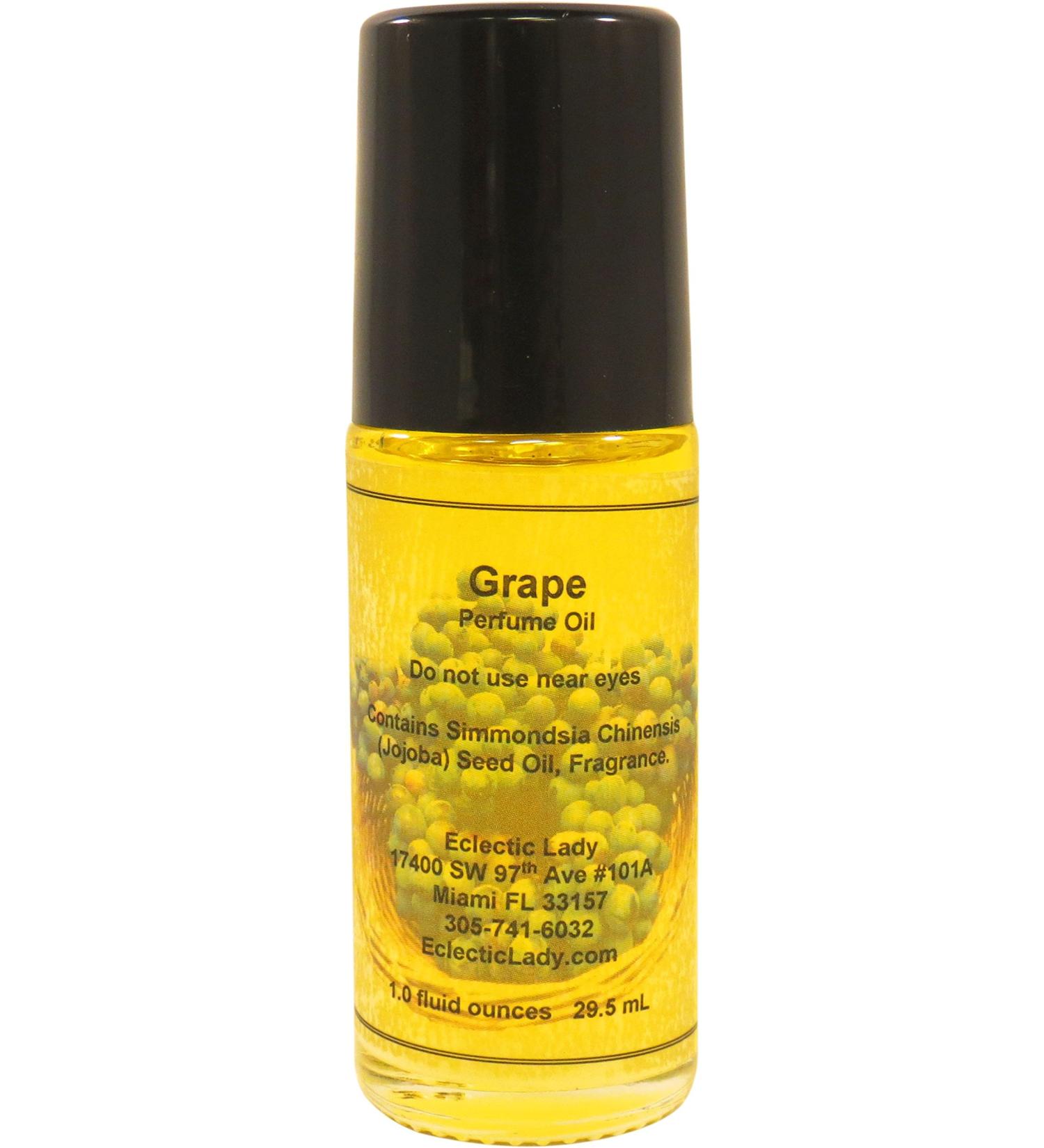 Eclectic Lady Grape Perfume Oil 1.0 Oz Portable Roll-On Fragrance with Long-Lasting Scent Delightful Essential Oils and Jojoba Oil For Daily Use 1 Fl Oz (Pack of 1) - Buy Online on GoSupps.com