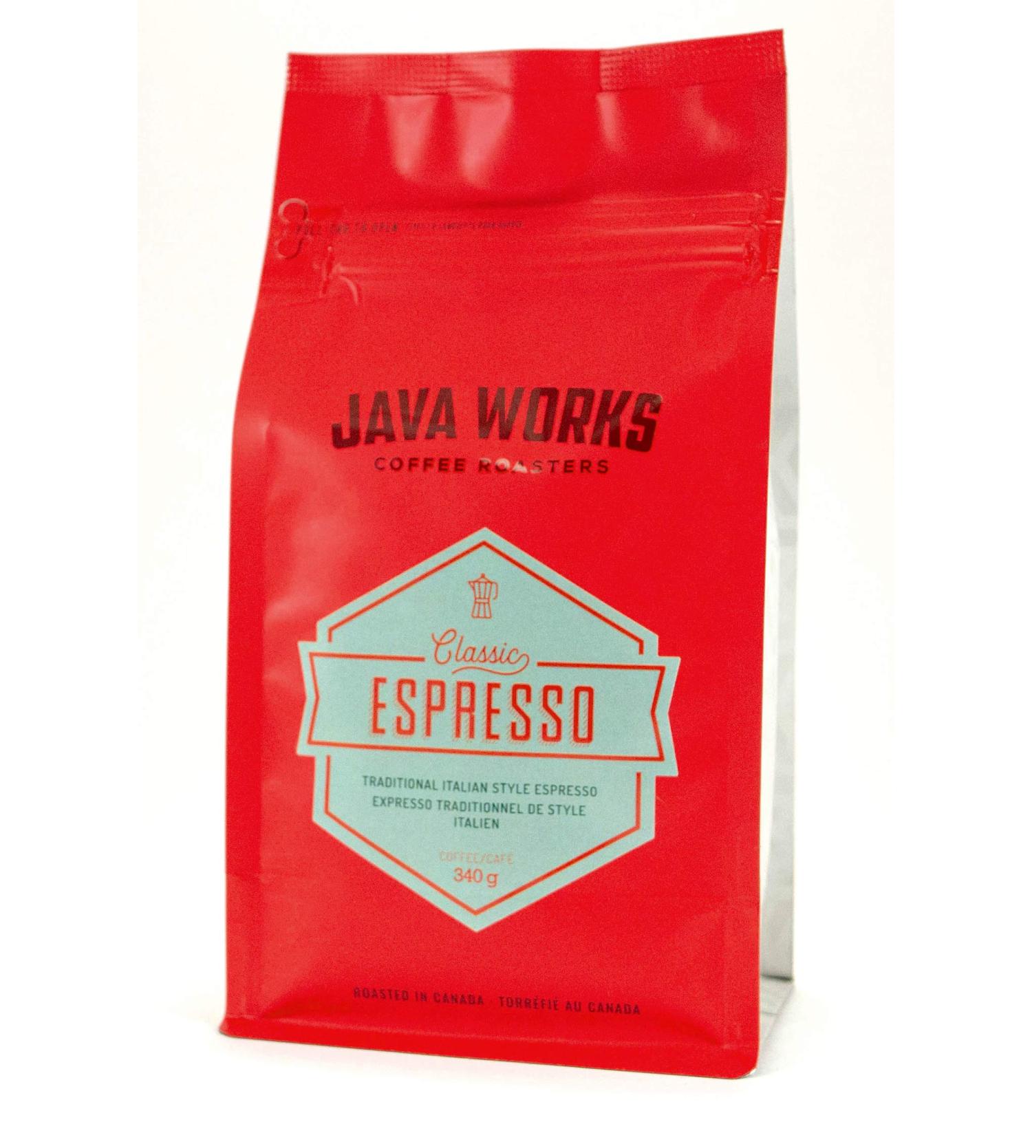 Java Works Coffee - Classic Espresso 340 Grams - Buy Online on GoSupps.com