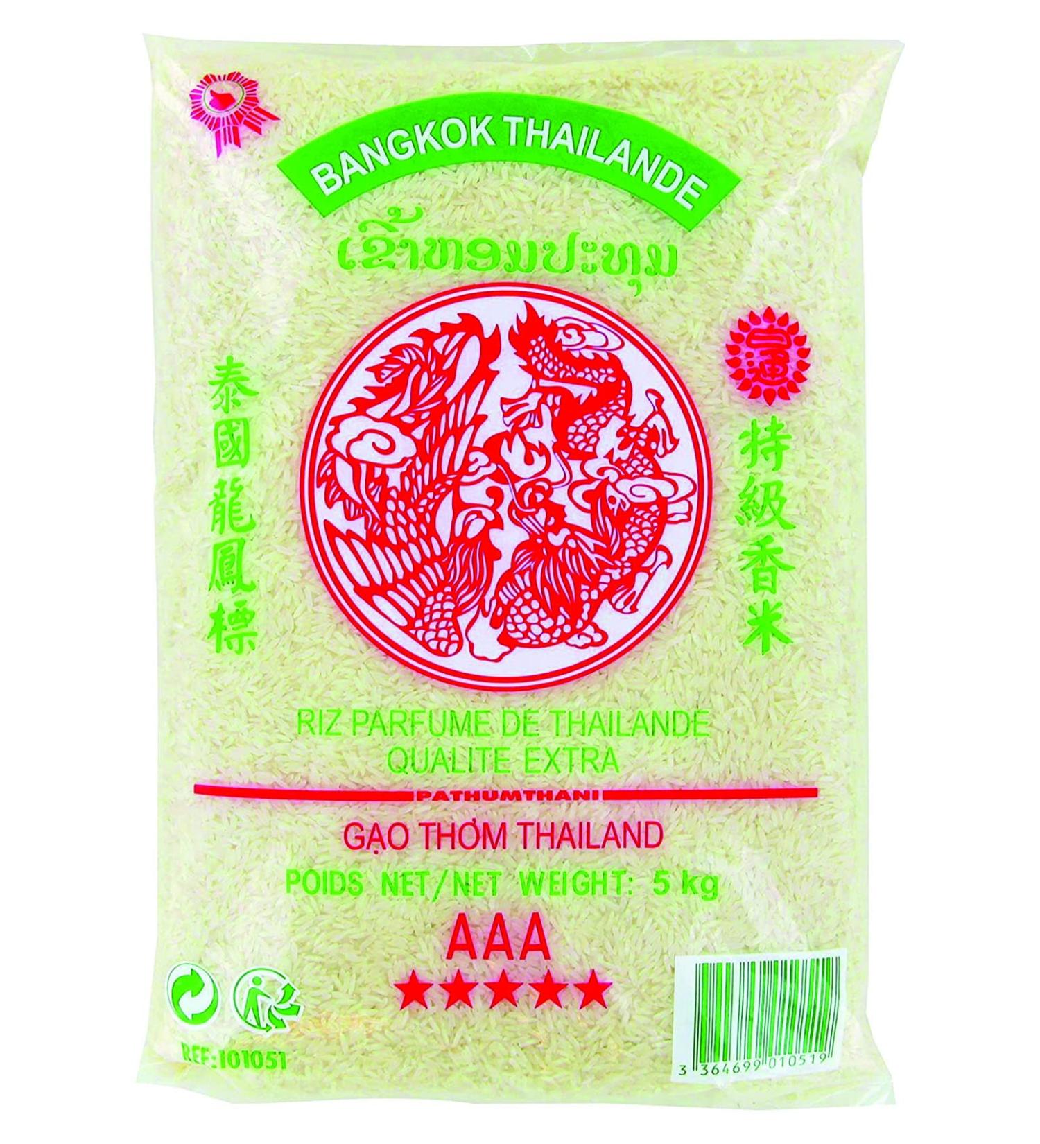 Premium quality GAO THOM fragrant Thai rice - Dragon Phenix brand (5KG, 10KG or 20KG bag) (10KG)