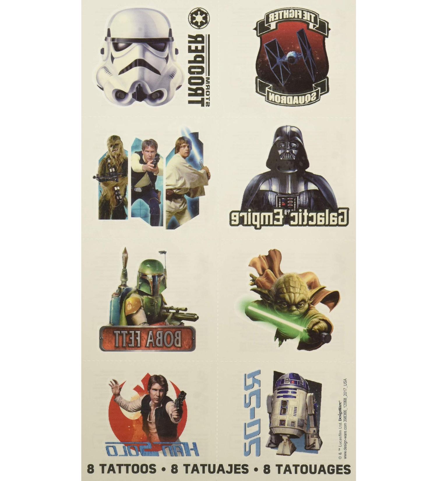 Star Wars  Classic Tattoos  Party Favor