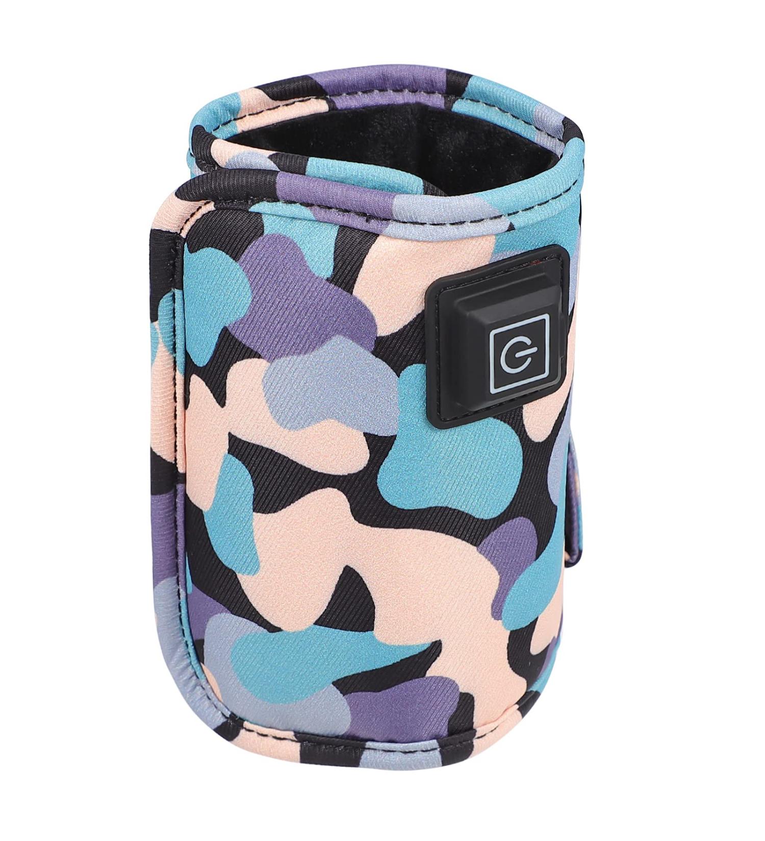 Portable Black USB Baby Bottle Warmer - Travel-Friendly Infant Milk Heater for Home & Car Use - Buy Online on GoSupps.com