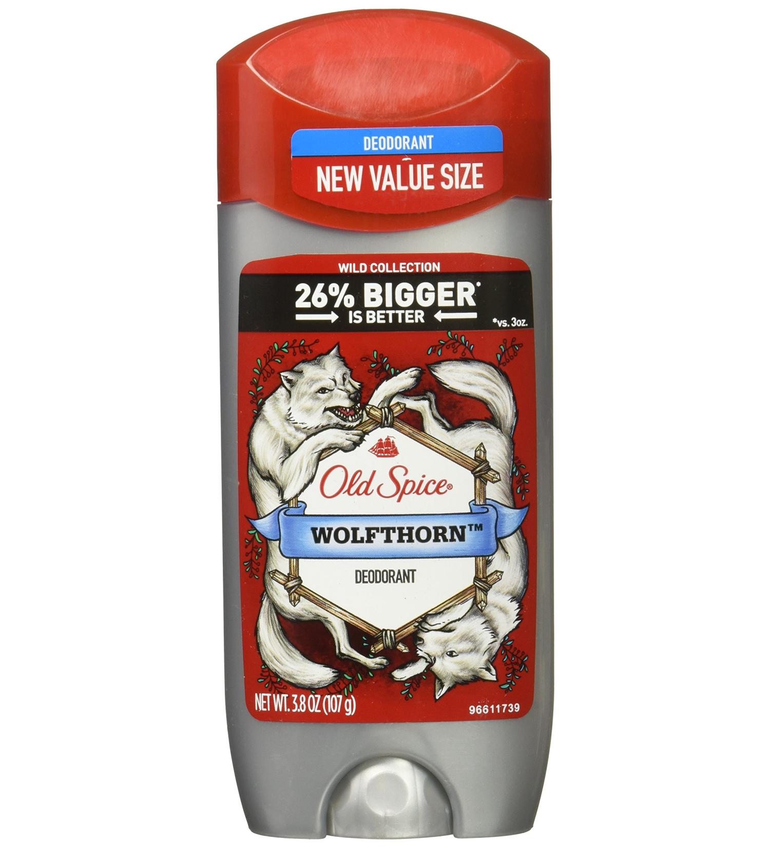 Buy Old Spice Wild Collection Wolfthorn Deodorant - 3.8 oz | Invisible Solid Men's Deodorant - International Shipping Available - Buy Online on GoSupps.com