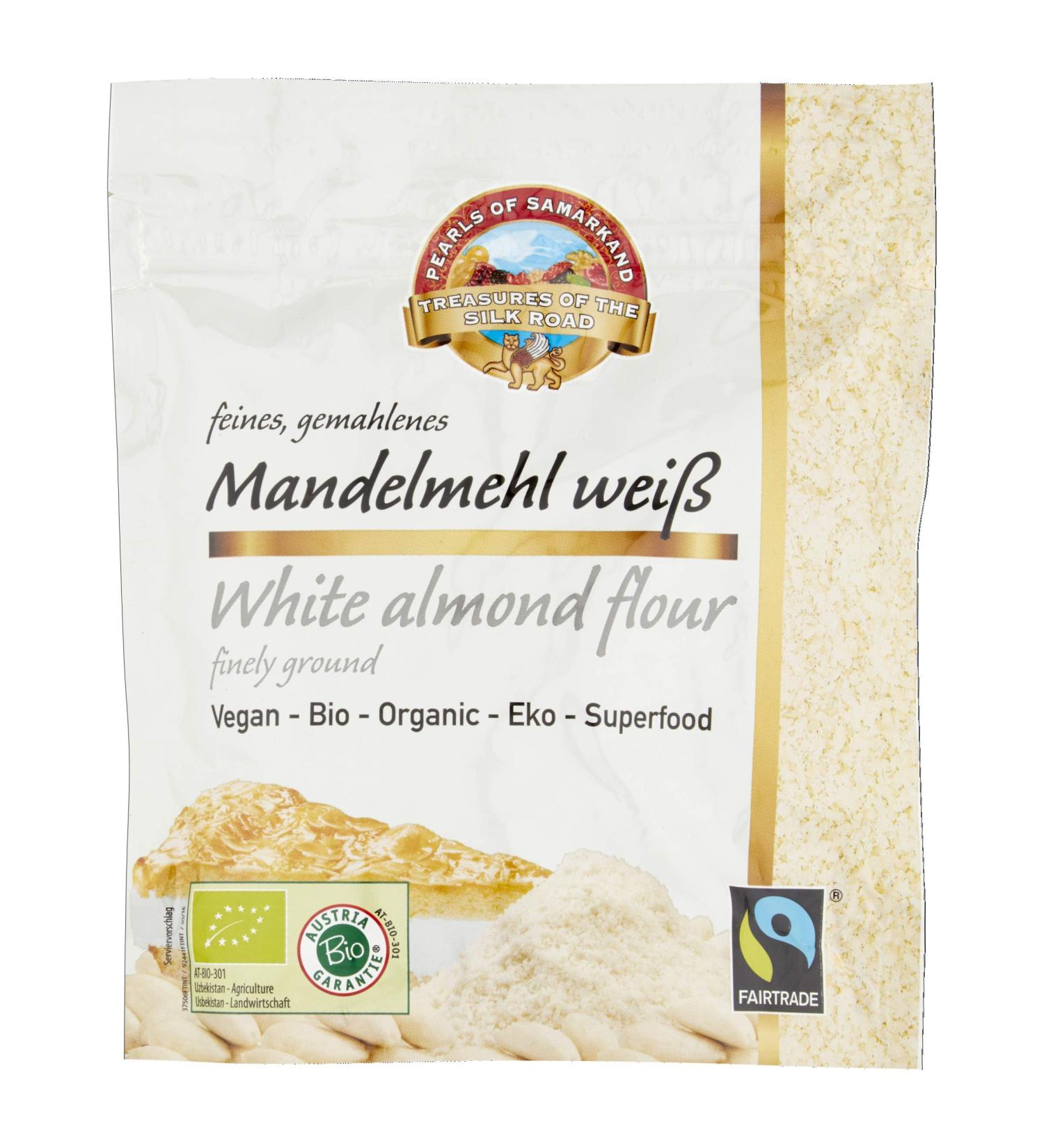 Pearls of Samarkand White Almond Flour 150g - Buy Online on GoSupps.com