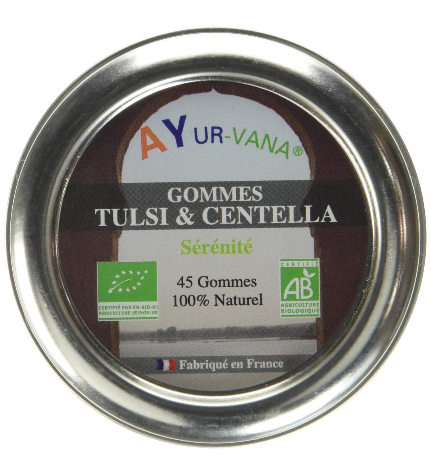 AYur-vana Organic Tulsi & Centella Gums 45g - Buy Online on GoSupps.com