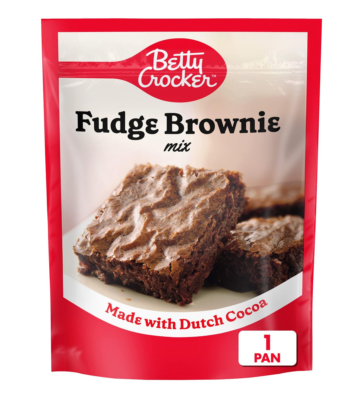 Betty Crocker Fudge Brownie Mix 290g Pouch - Delicious Brownie Mix (1 Pack) - Buy Online on GoSupps.com