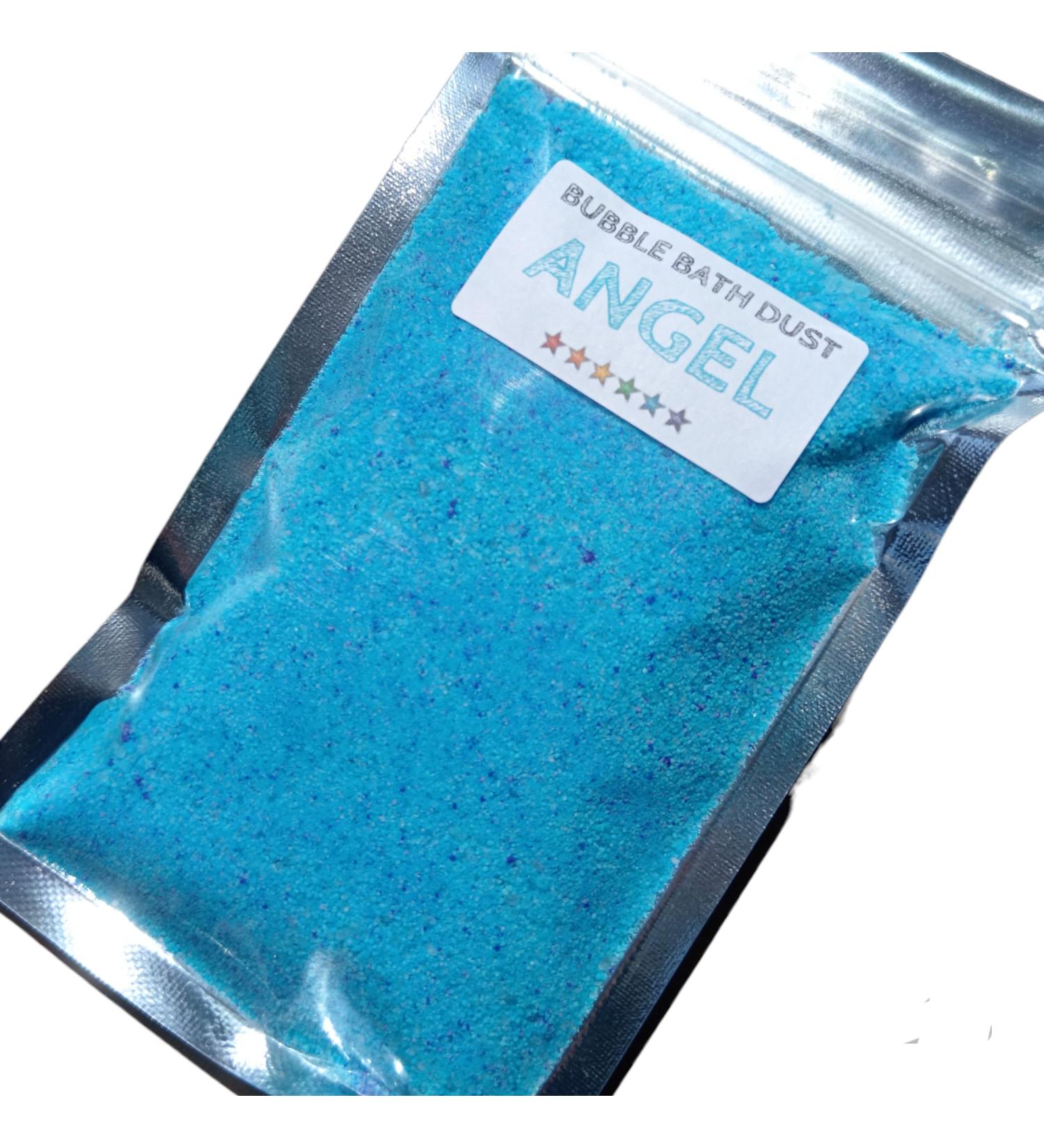 Handmade Bubble Bath Dust - Various Scents (Bath Bomb Dust with Lasting Bubbles) Contains Epsom Salts (Angel*)
