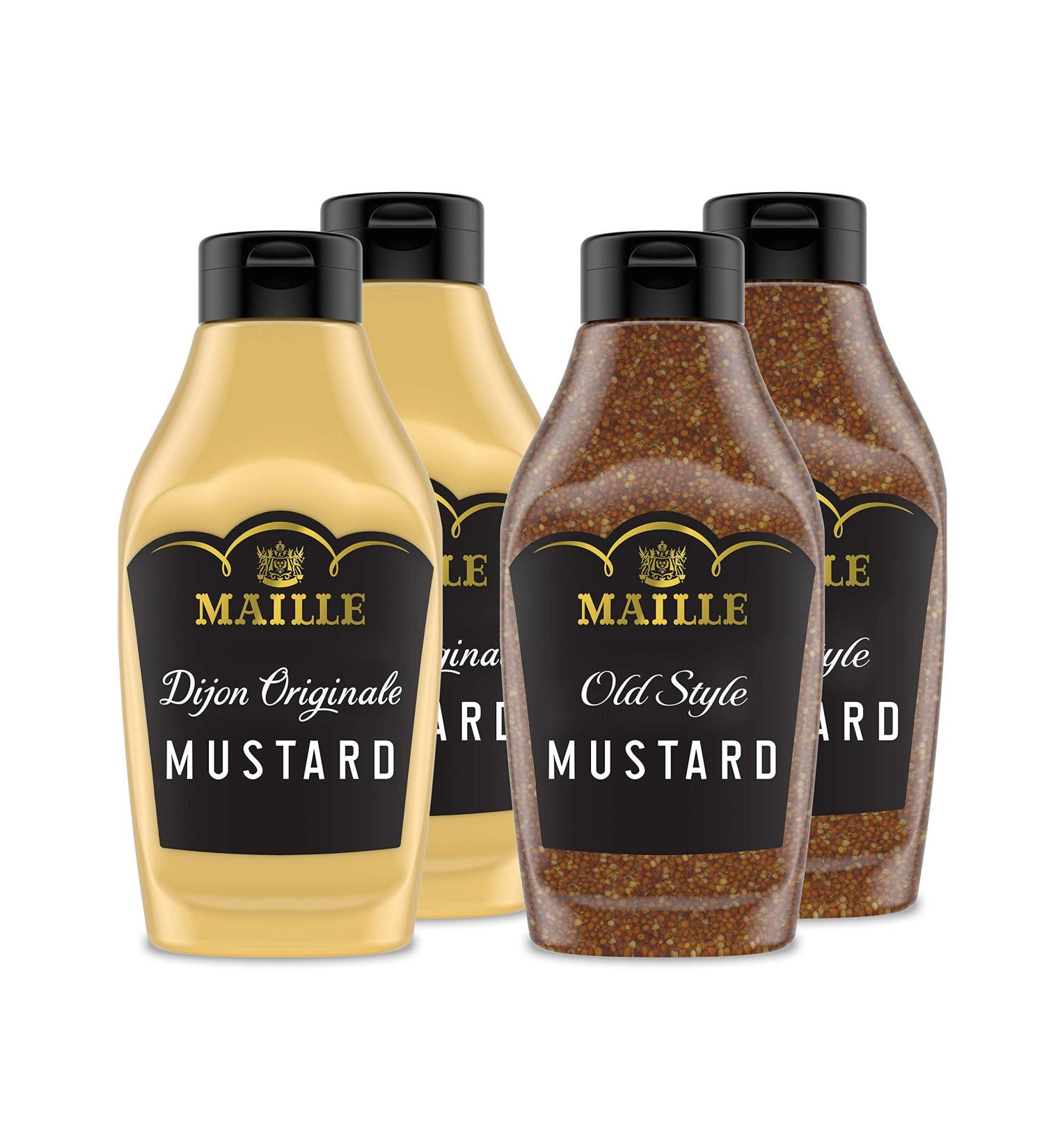 Maille Mustard Squeeze Variety Pack - 4 Pack - Buy Online on GoSupps.com