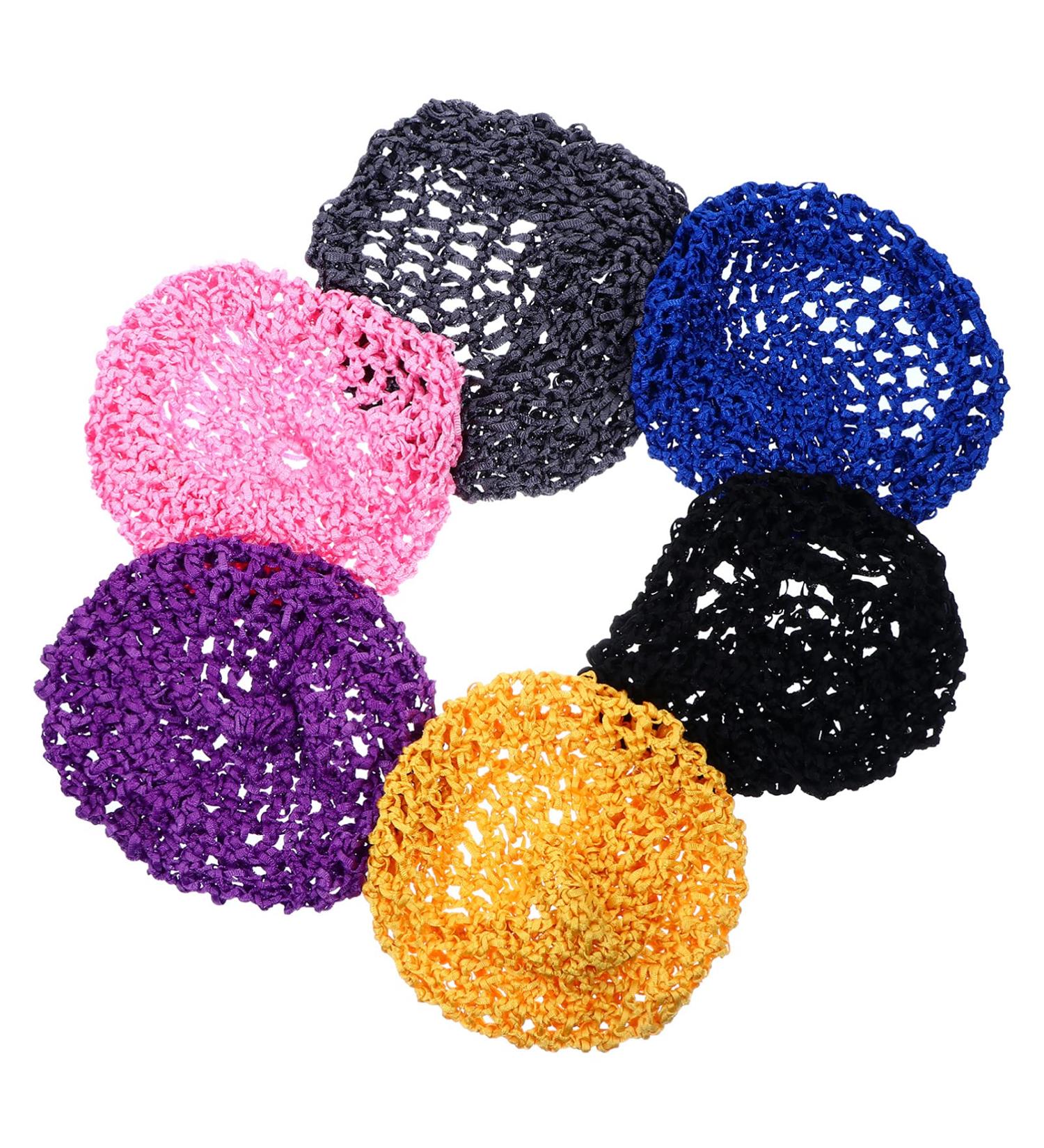 Lurrose 6-Piece Women's Mesh Hat & Crochet Hair Network - Stylish Snoods for Sleeping & Hair Protection - Buy Online on GoSupps.com