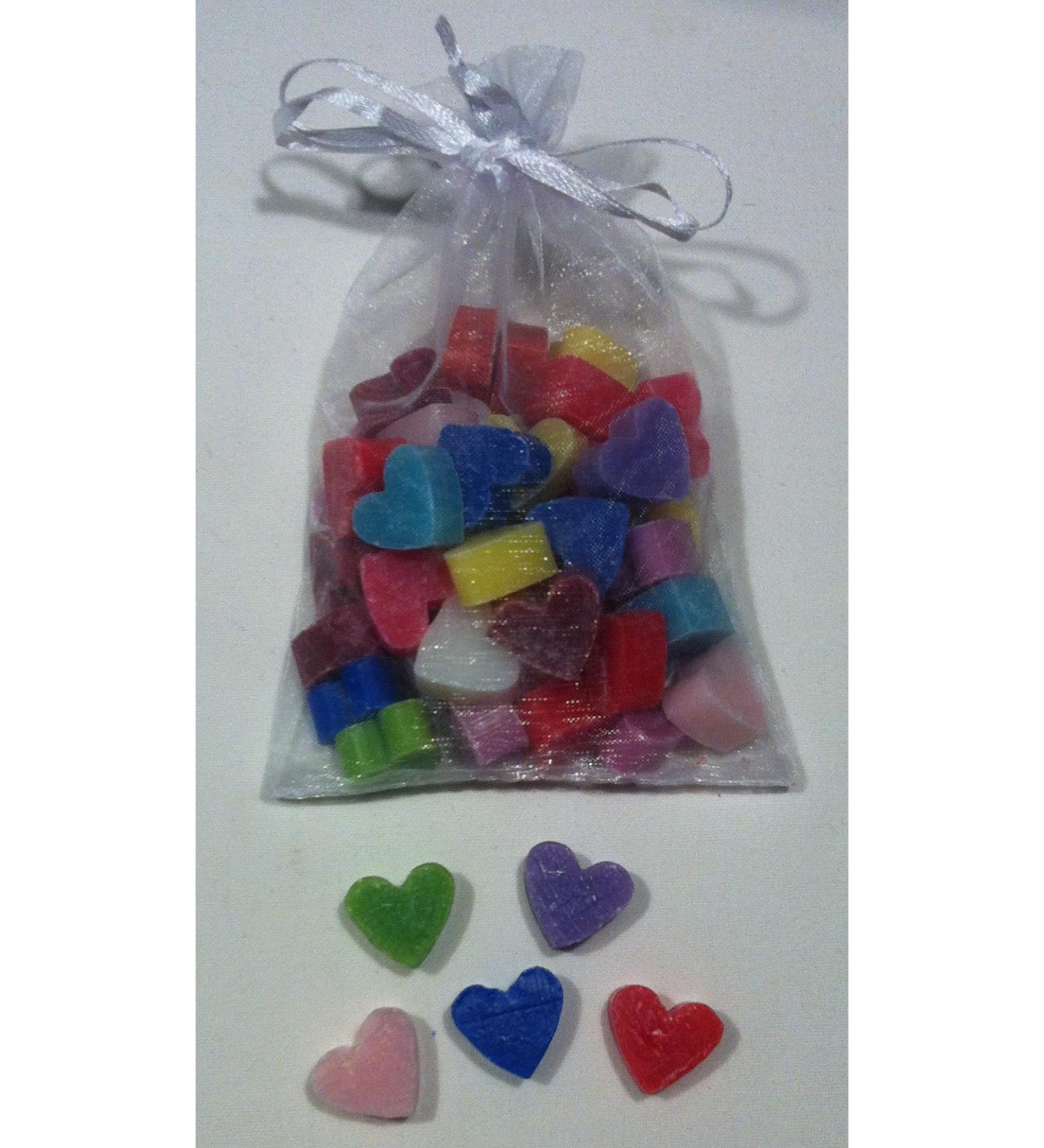 Florex Schafmilchseife 100 Mini Mixed Heart Soap Favours