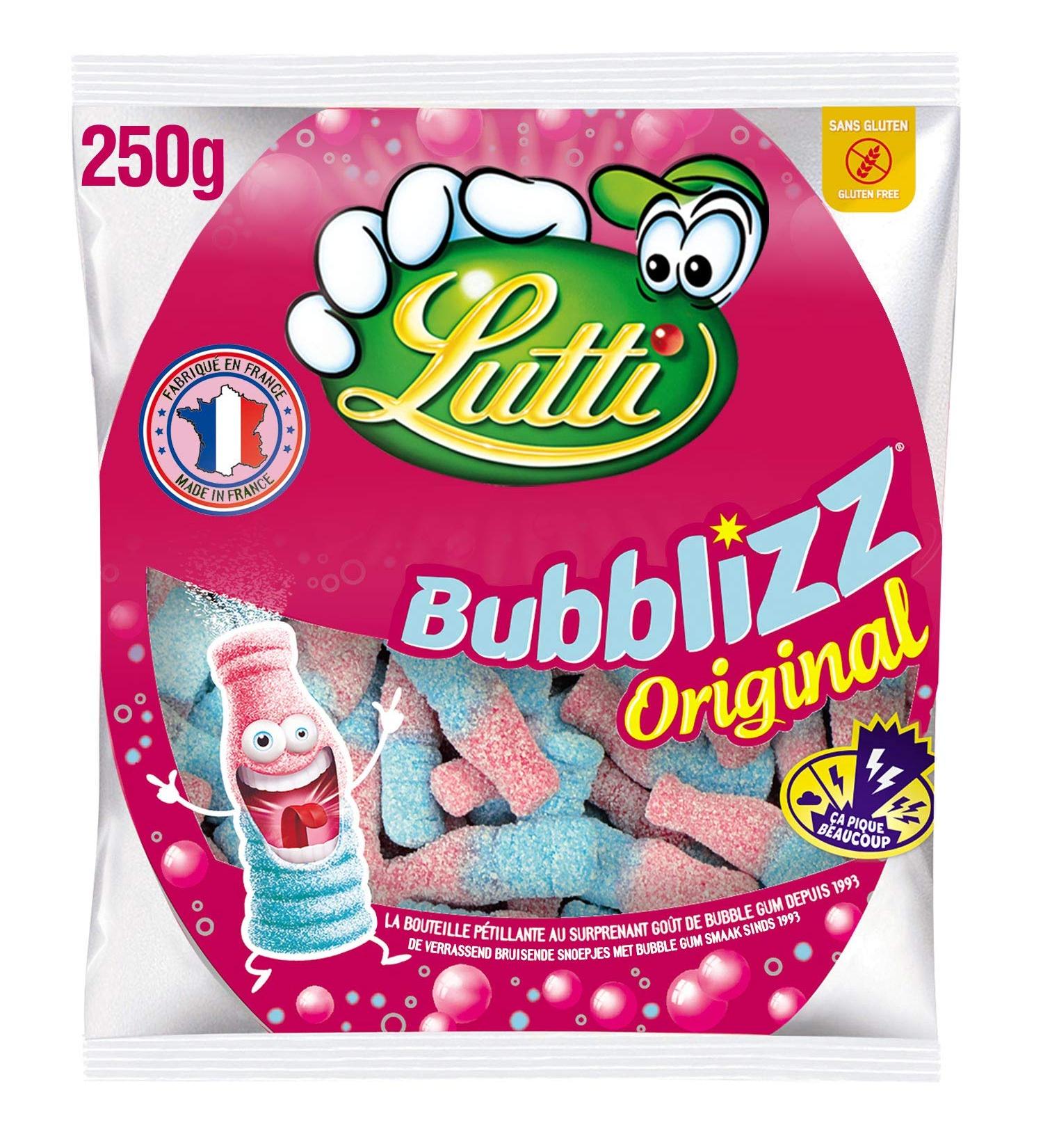 Lutti Bubblizz Original Gomme M cher 250 g