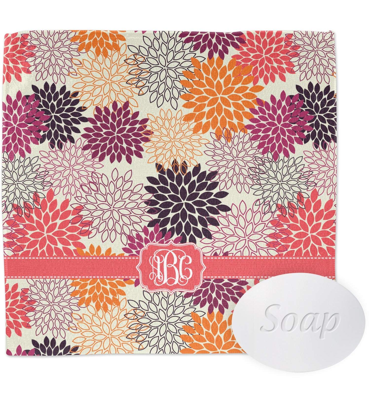 YouCustomizeIt Personalized Mums Flower Washcloth