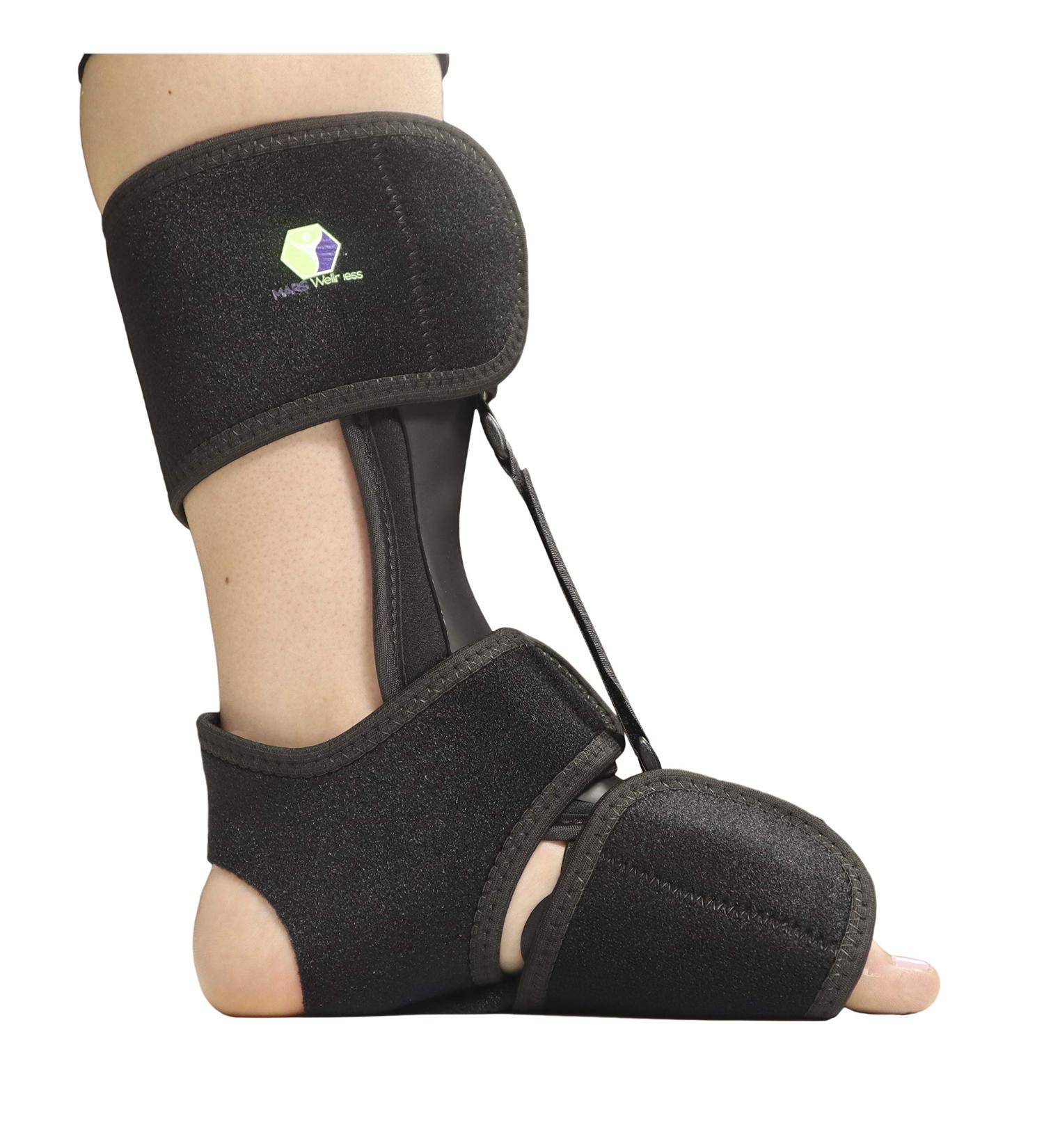 MARS WELLNESS Comfort Dorsal Night Splint | Pain Relief for Plantar Fasciitis Drop Foot & Achilles Tendinitis - Large/X-Large - Buy Online on GoSupps.com