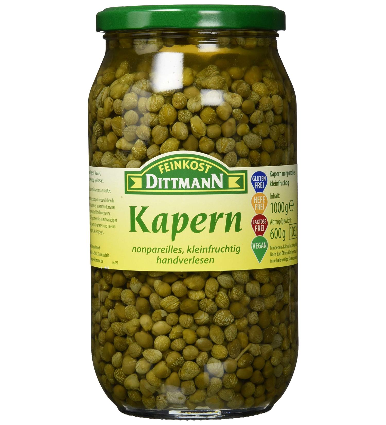 Buy FD Capers Nonpareilles 1000g - Premium Quality Capers for Gourmet Cooking | Fast International Shipping - Buy Online on GoSupps.com