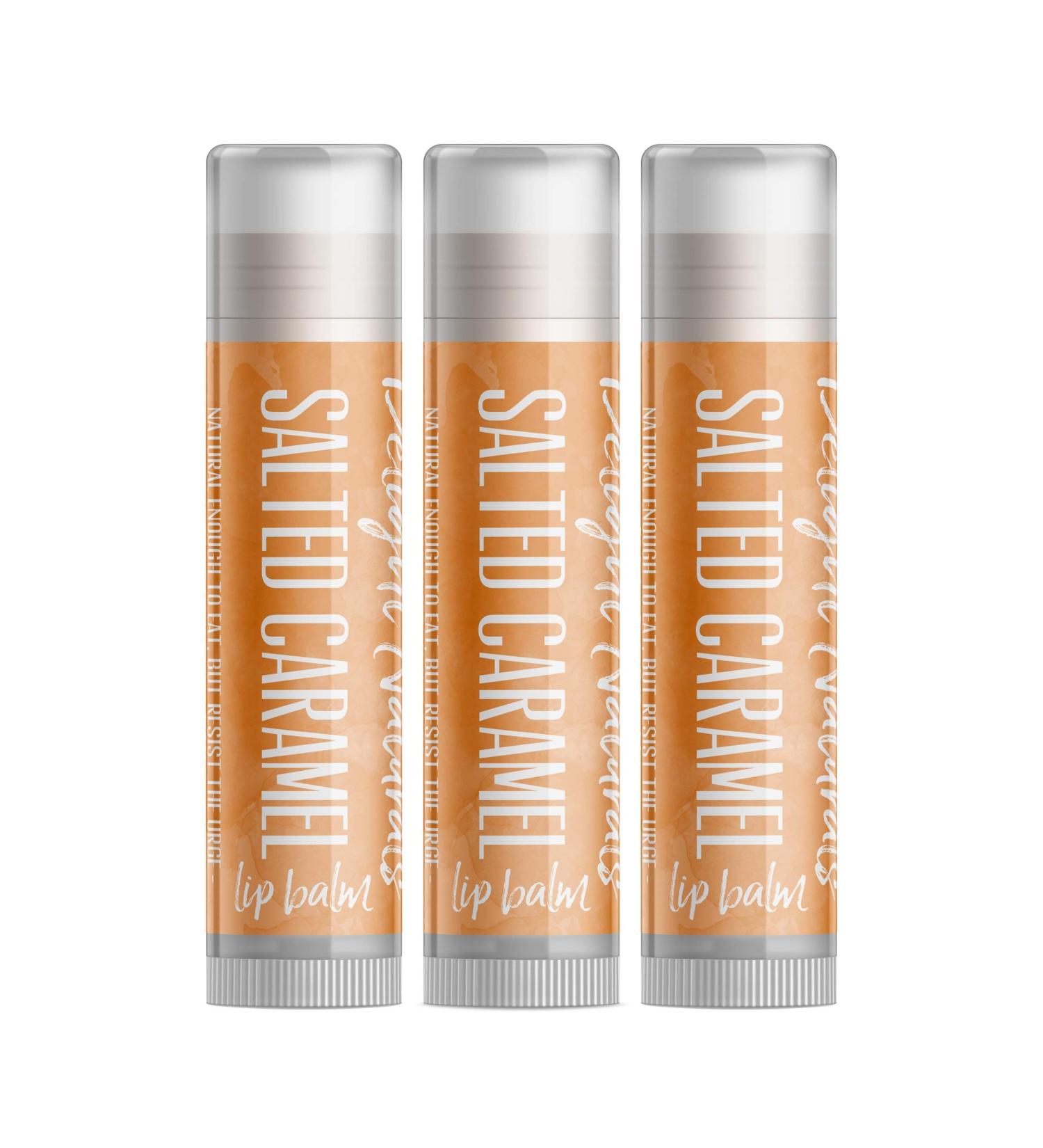 Salted Caramel Lip Balm - Set of Three