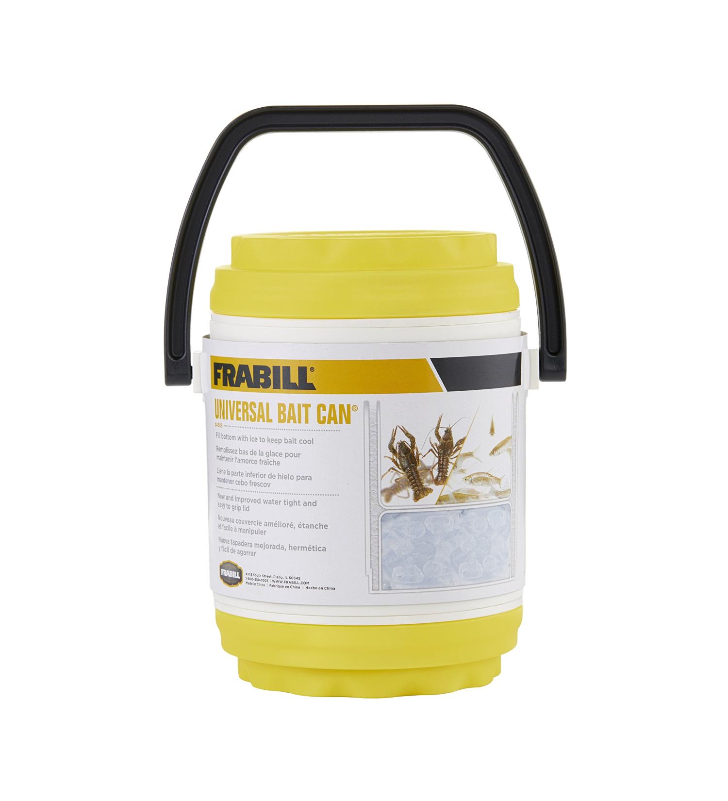 Frabill Dual Compartments Crawler Can - Convenient Fishing Bait Storage - Buy Online on GoSupps.com