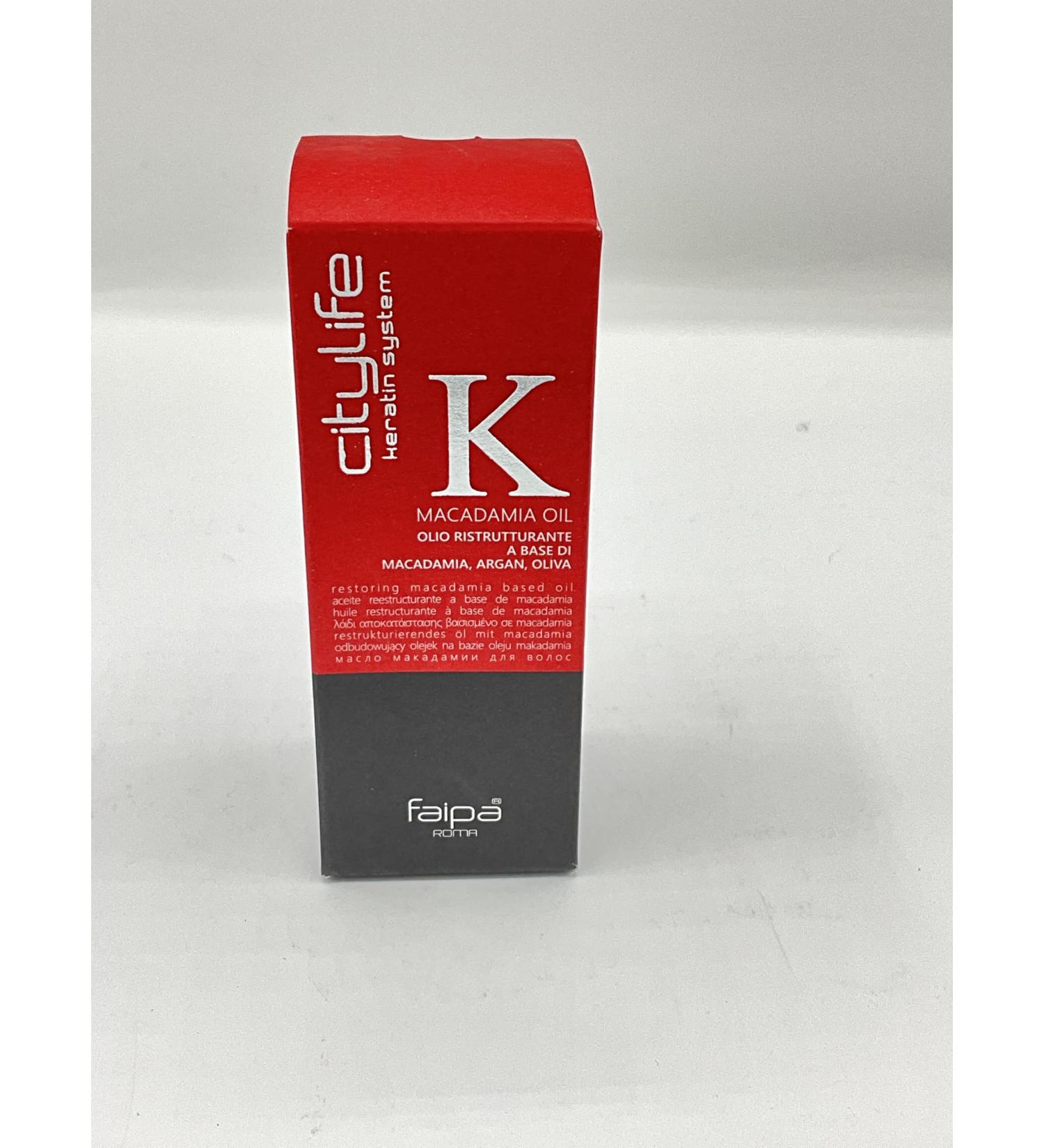 Faipa CITYLIFE KERATIN MACADAMIA Oil 50ml TUBE - Buy Online on GoSupps.com