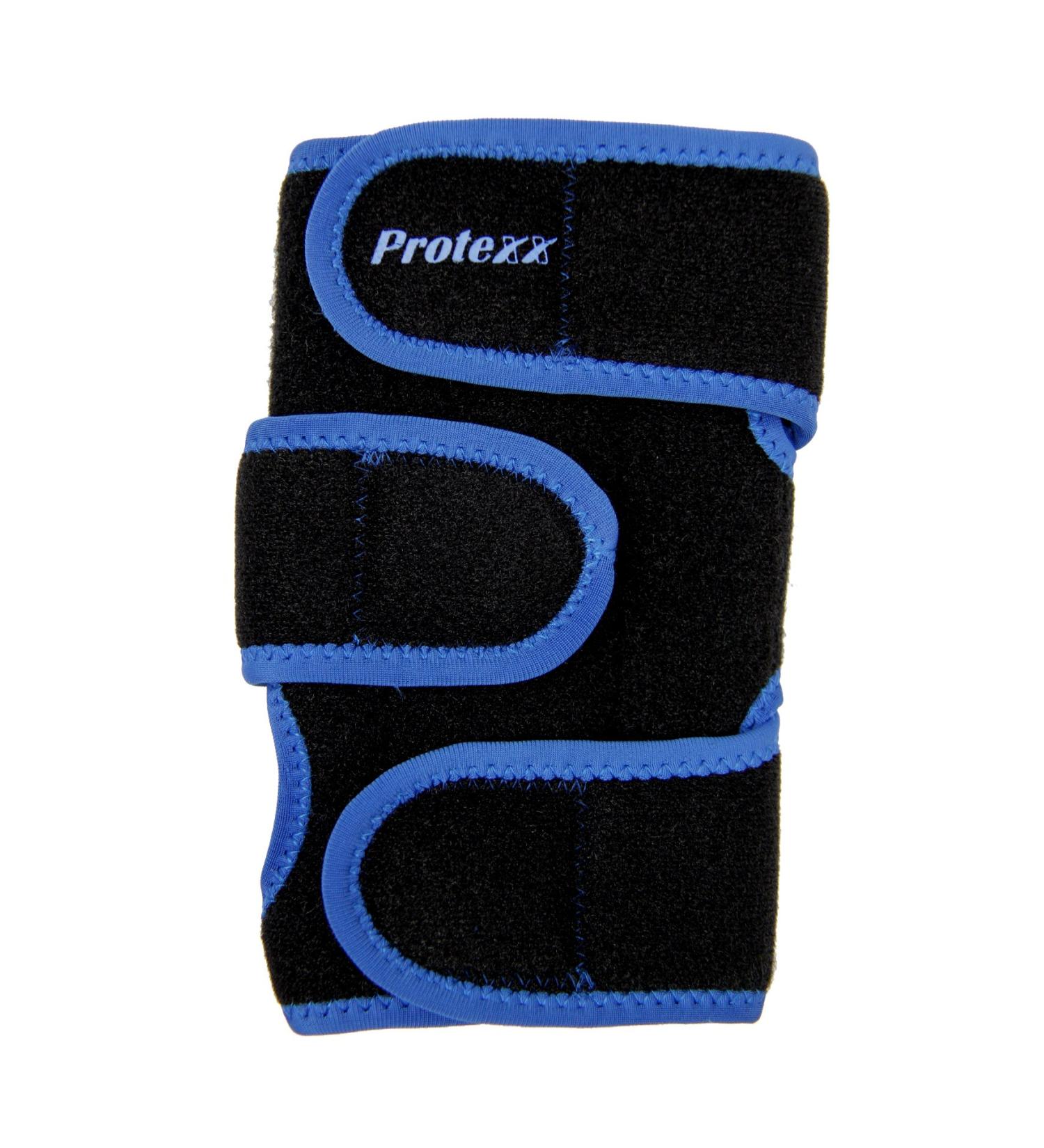 Protexx Right Wrist Palm Thumb Hand Sport Brace | Protective Support with 2 Aluminum Alloy Stays - Black - Buy Online on GoSupps.com