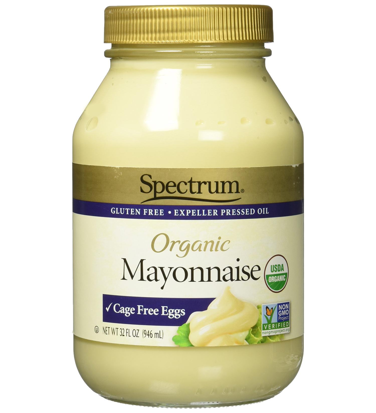 Buy Spectrum Naturals Organic Soy Mayonnaise - 32 Oz | Vegan & Healthy Condiment - Buy Online on GoSupps.com