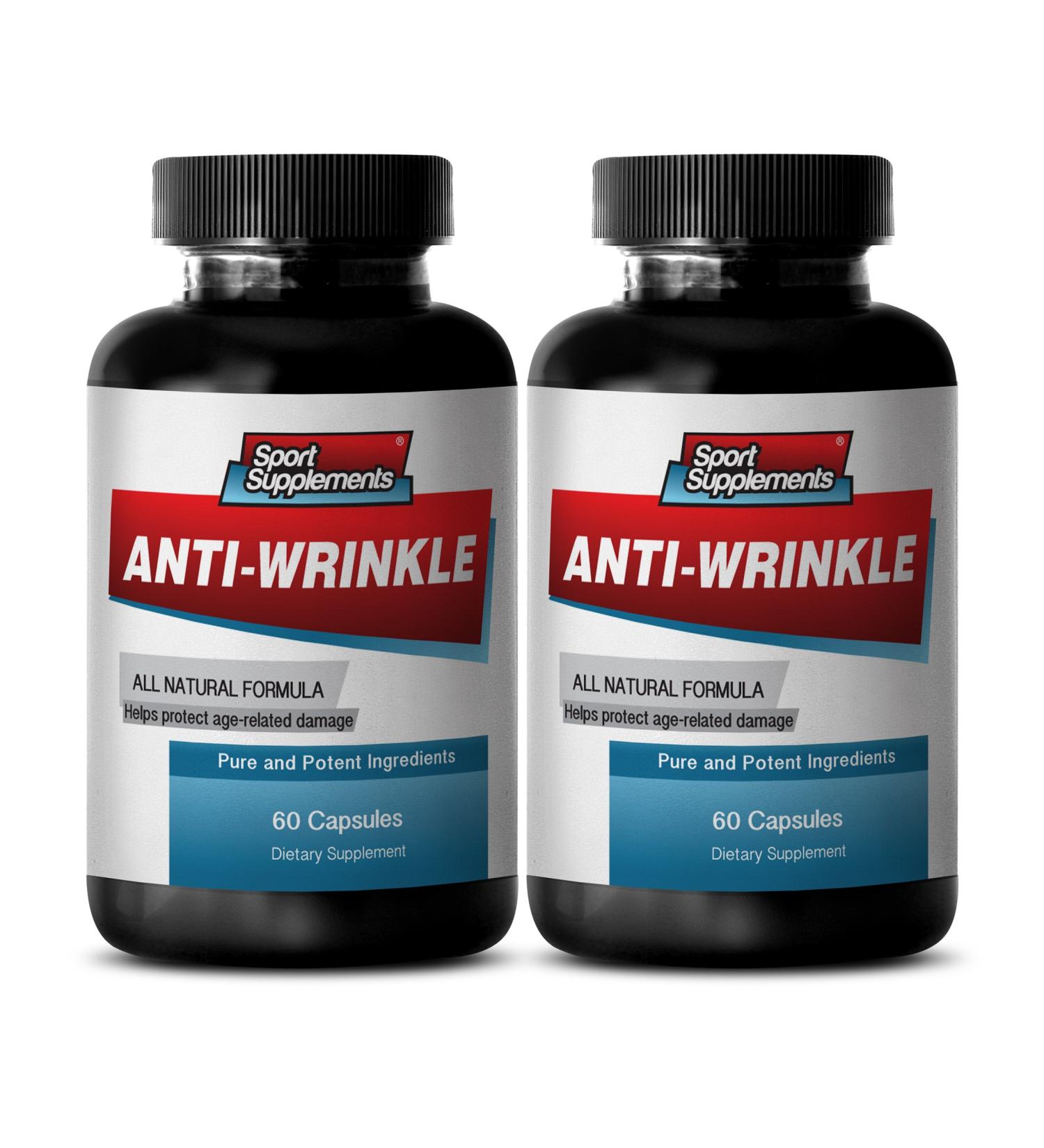 Aloe vera gel for face - Anti-Wrinkle Pills - anti wrinkle supplement (2 Bottles - 120 Capsules) - Buy Online on GoSupps.com