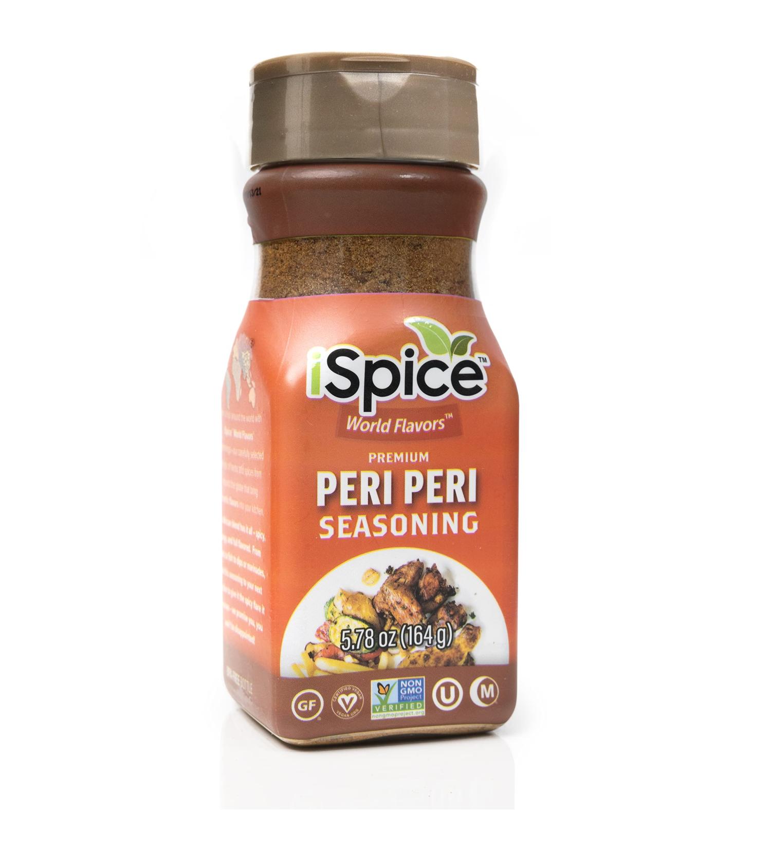 iSpice Peri Peri Seasoning - World Flavor Super Spice Blend | All Natural | Ready to Use | No Preparation Needed - Buy Online on GoSupps.com