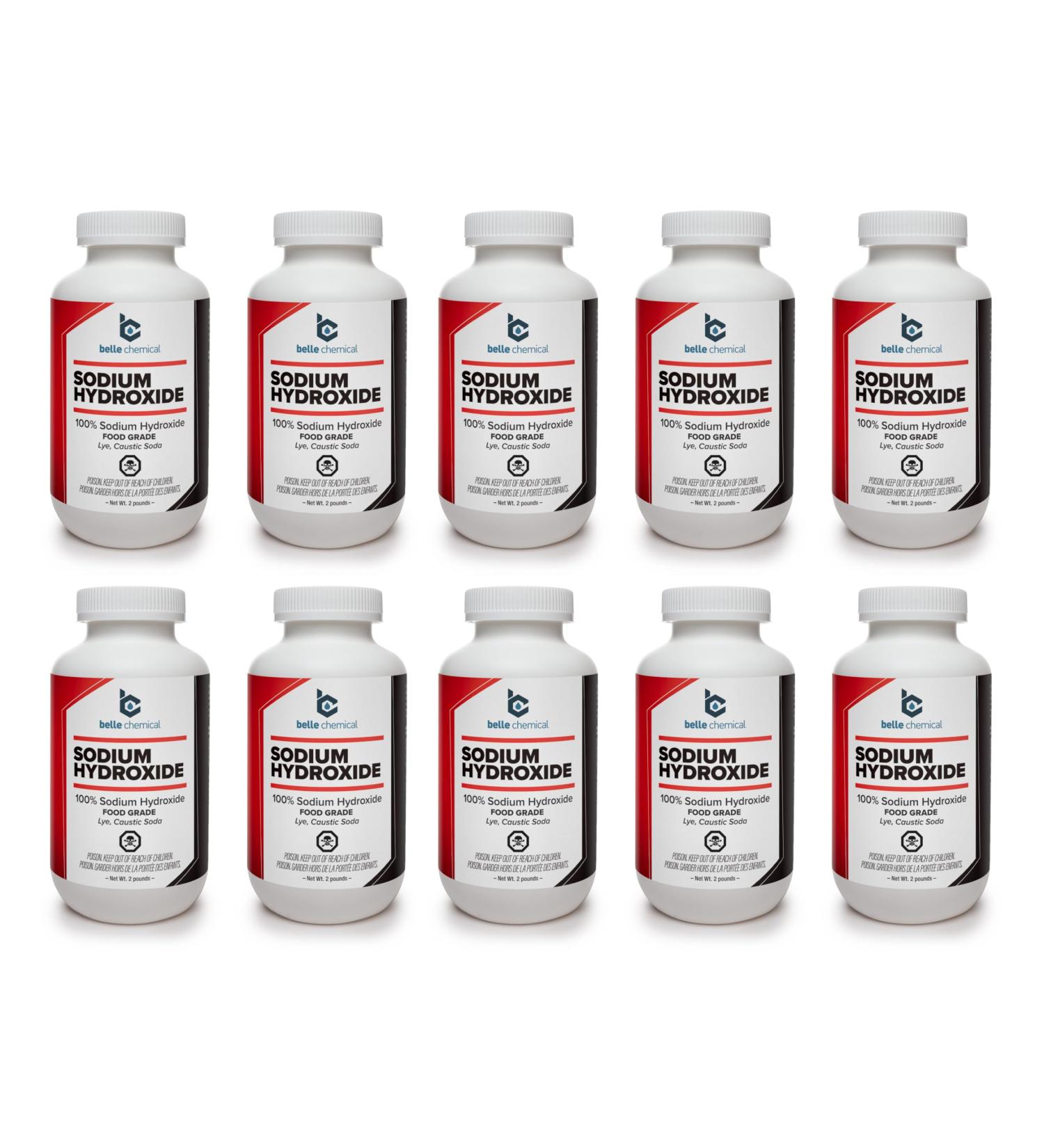 Sodium Hydroxide (Food Grade) (Lye Caustic Soda) (20 Pounds)