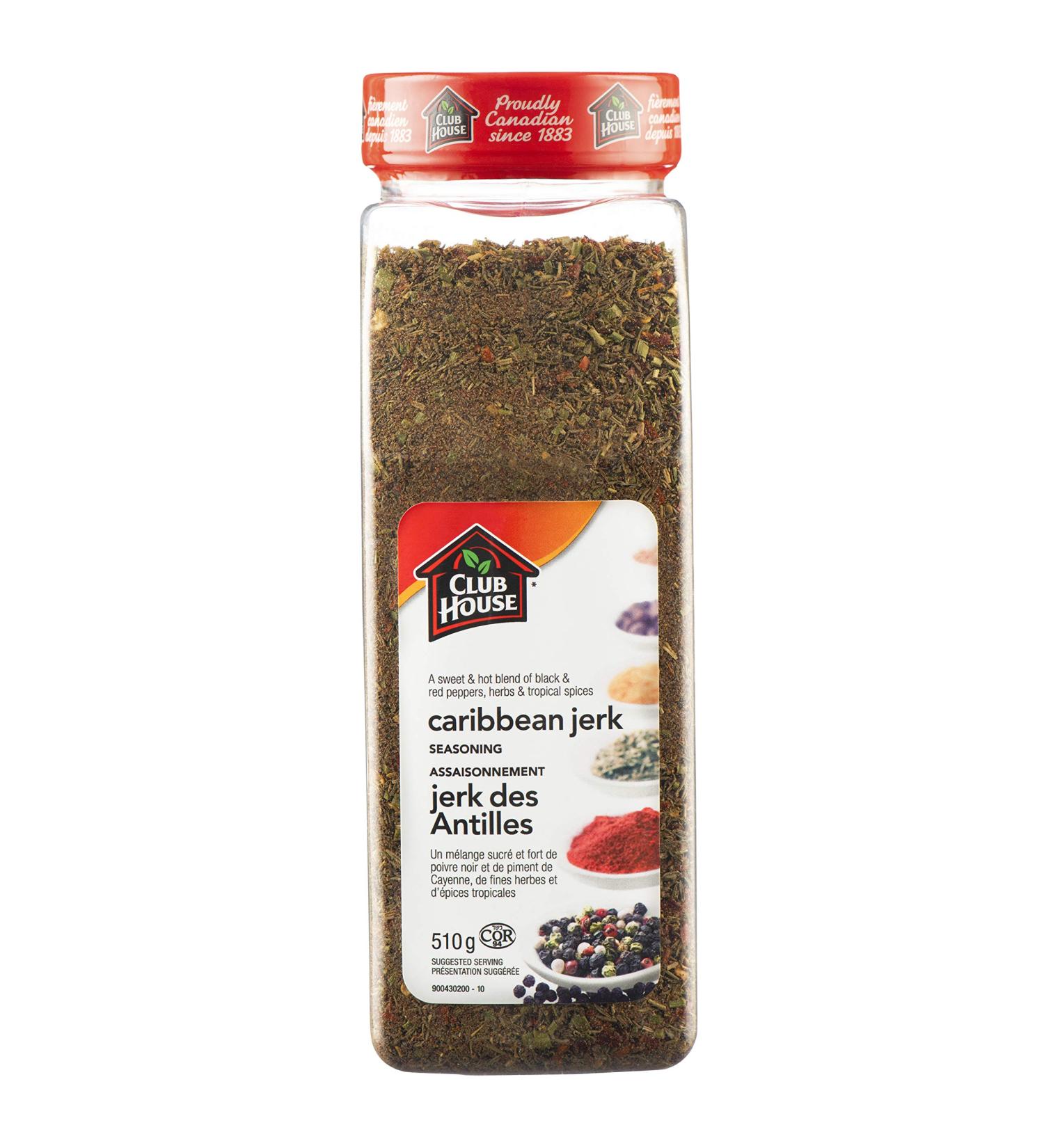 Club House Quality Natural Herbs & Spices Caribbean Jerk Seasoning 510g - Buy Online on GoSupps.com