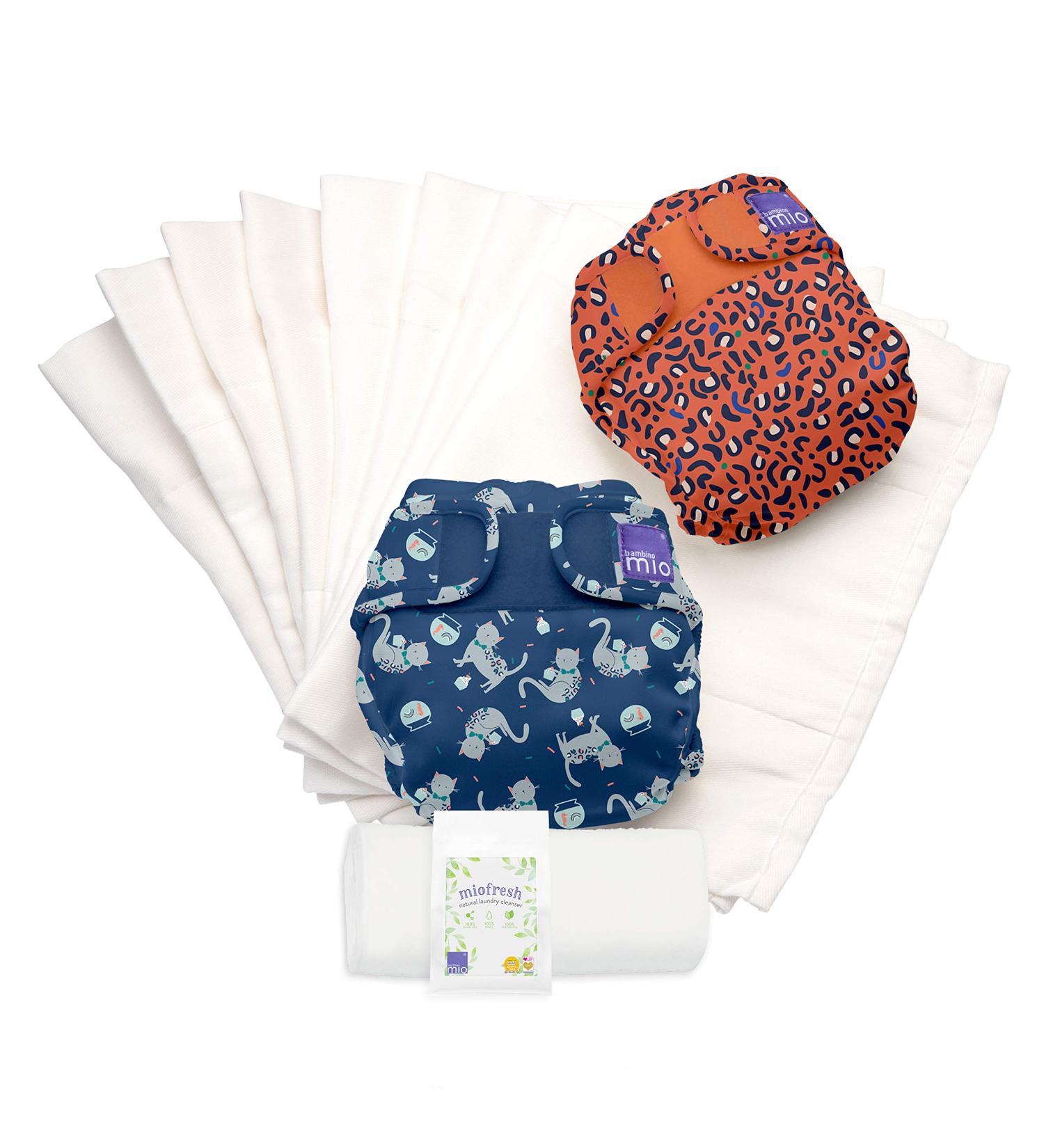 Bambino Mio Mioduo Reusable Nappy Set Size 1 ( 9kgs) Pet Party B Pet Party B Size 1 (&lt 9Kgs) - Buy Online on GoSupps.com