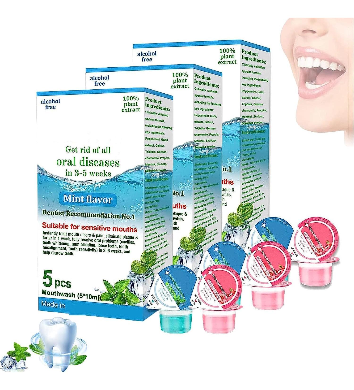 Oralheal Jelly Cup Mouthwash - Restore Teeth & Mouth Health | Fivfivgo Oralheal | Fresh Breath & Clean Teeth (3 Boxes) - International Shipping Available - Buy Online on GoSupps.com