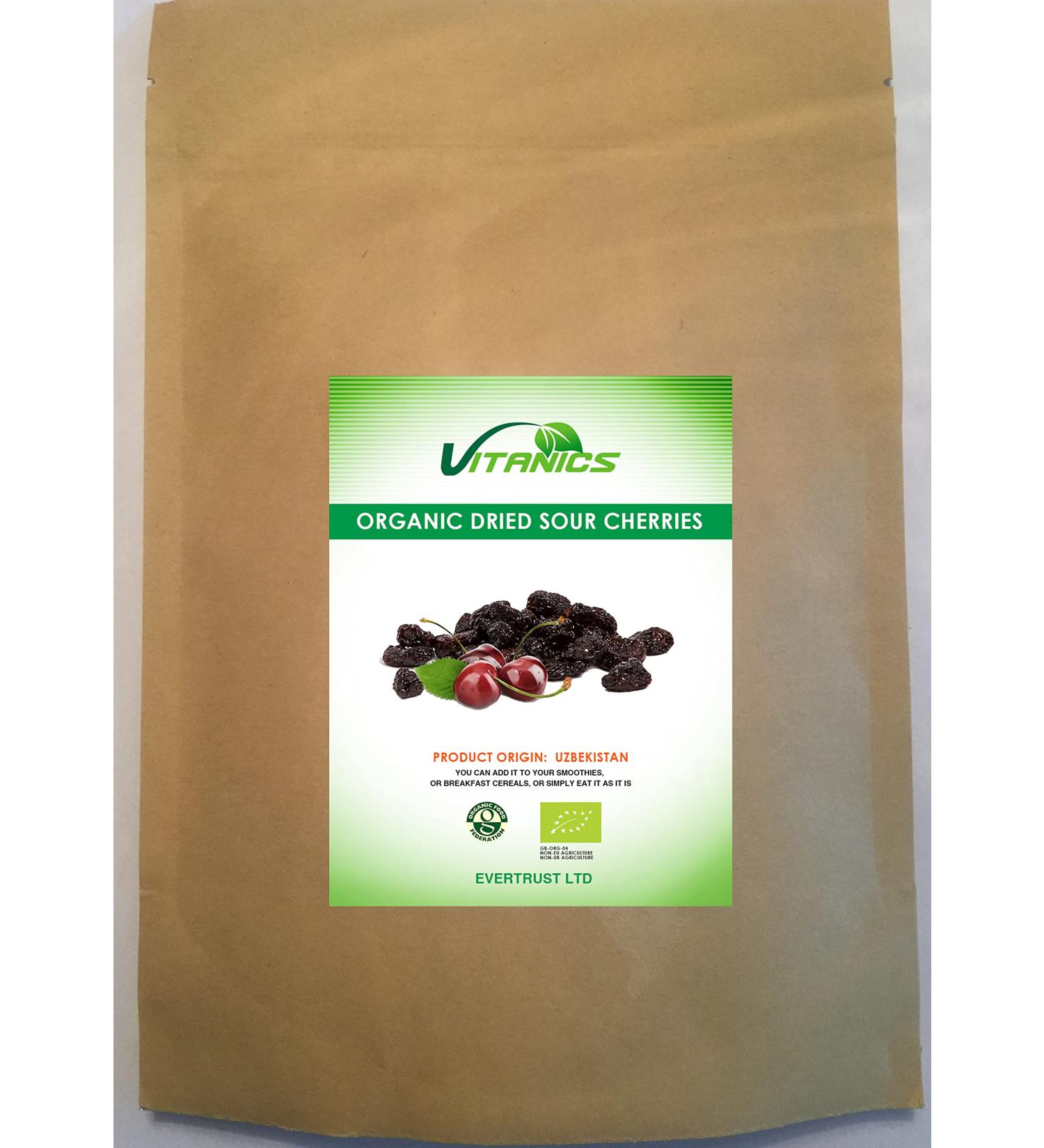 Vitanics Organic dried sour cherries 1 kg